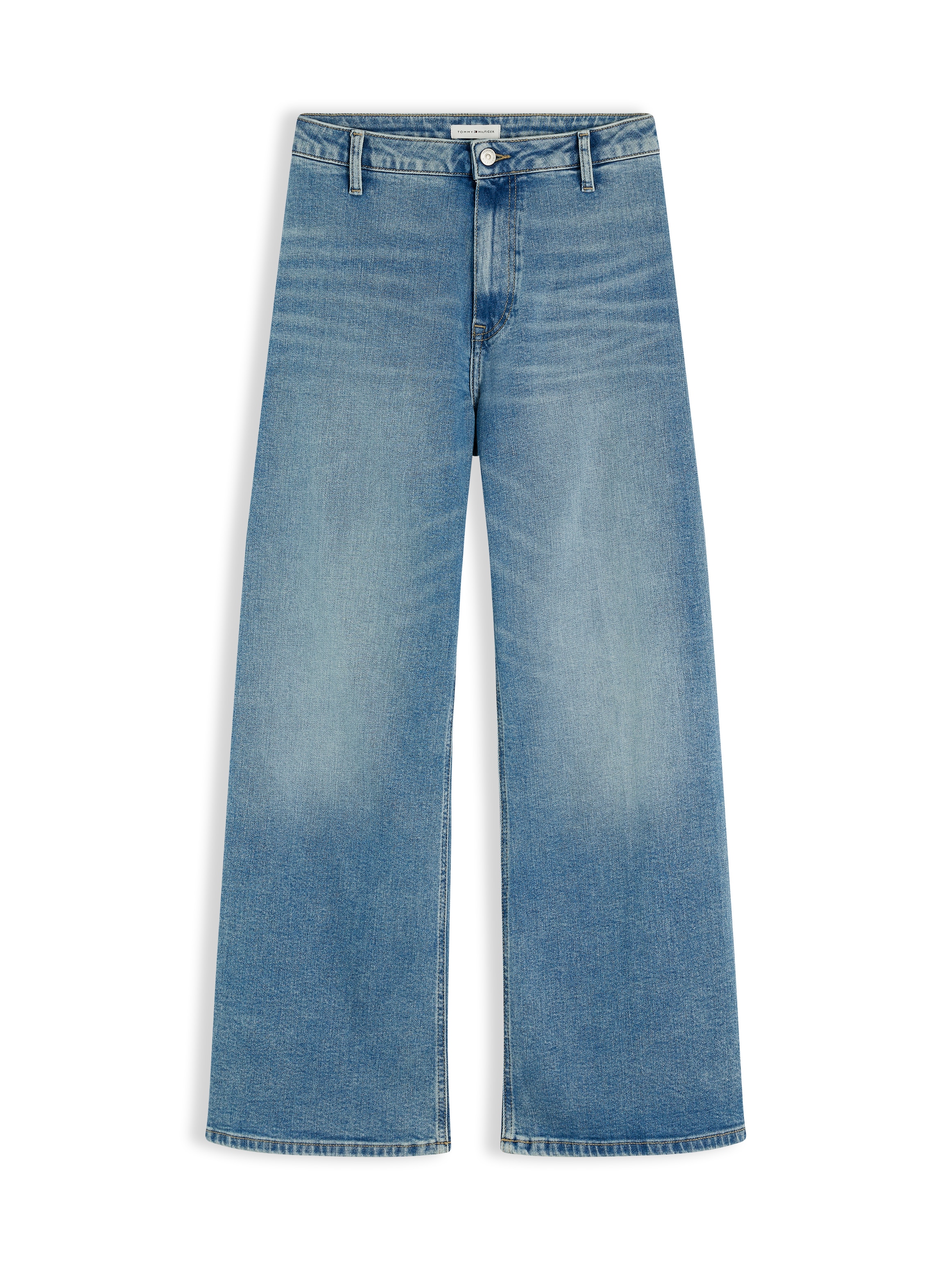 Tommy Hilfiger Jeans taille haute »WD LG NEW DOREEN LT HW ANKL« Baumwollmischung, weite Beinform, High Waist