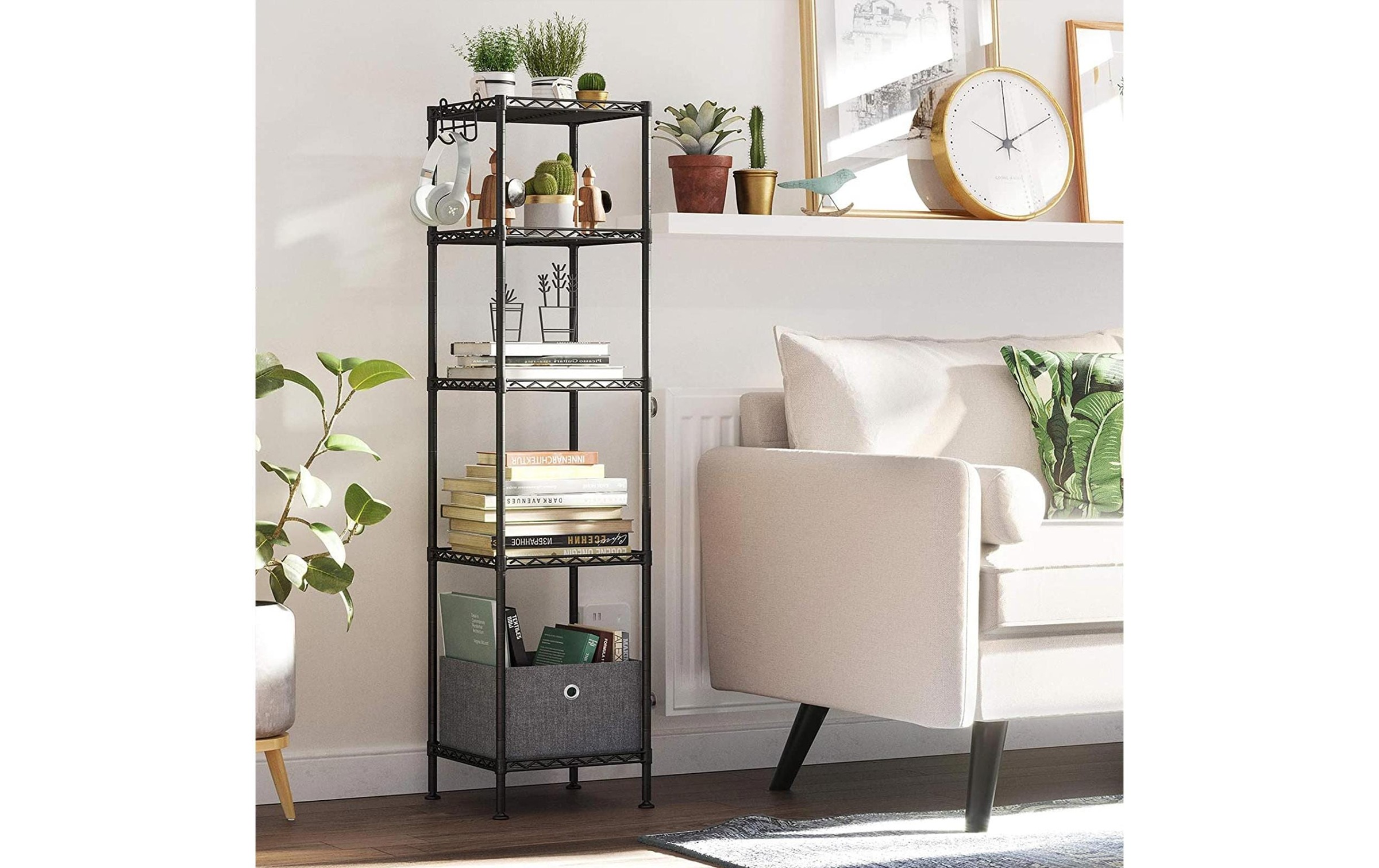 SONGMICS Étagère »mit 5 Ebenen 30 x 30 x 121 cm«