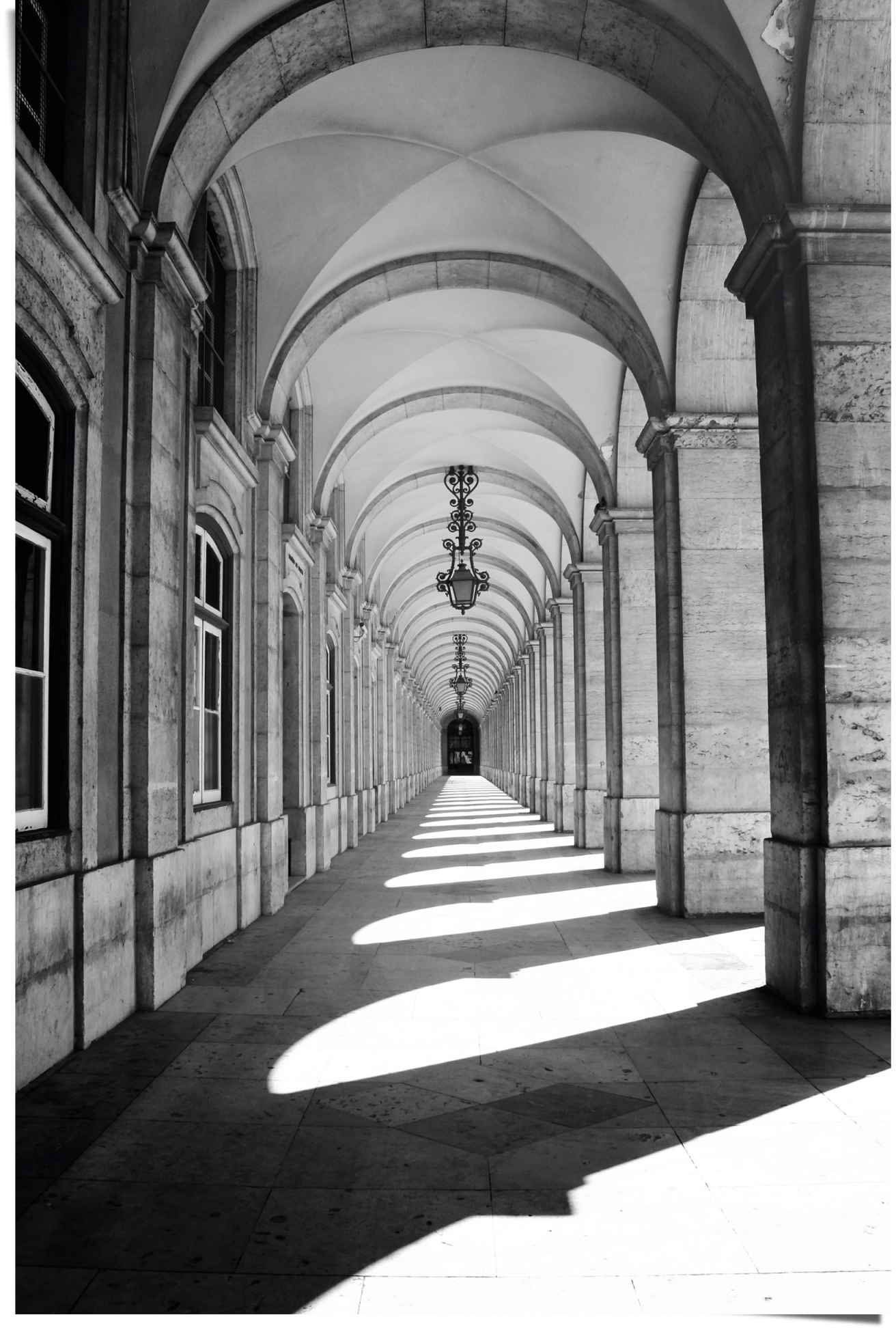 Image of Reinders Poster "Säulenportal Gebäude - Fotografie - Kunst" 1 Stk. tlg.