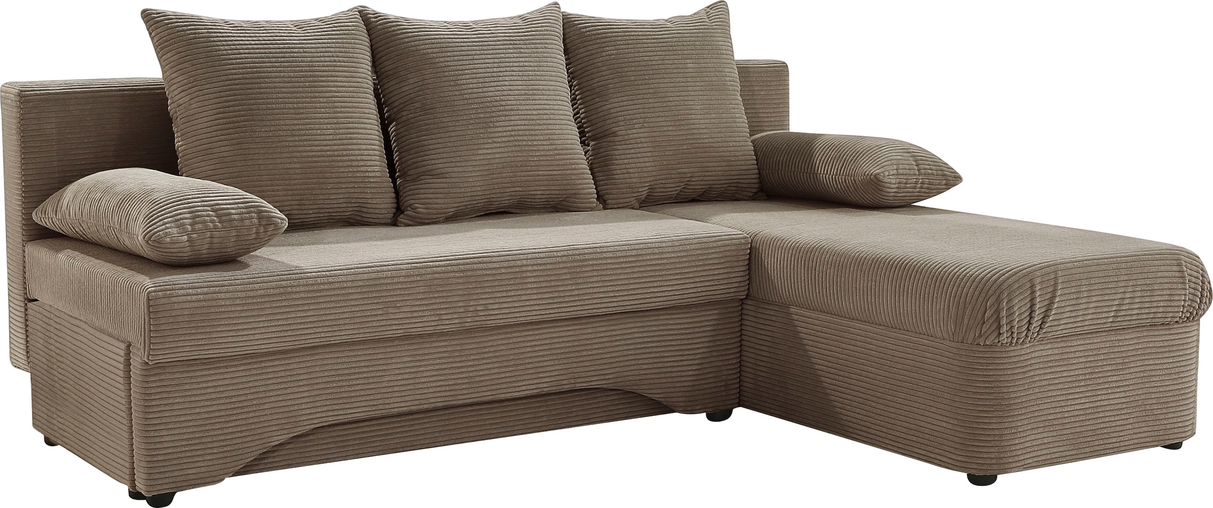 Jockenhöfer Gruppe Canapé d'angle »L-Form, B: 191 cm« avec fonction lit et coffre de rangement