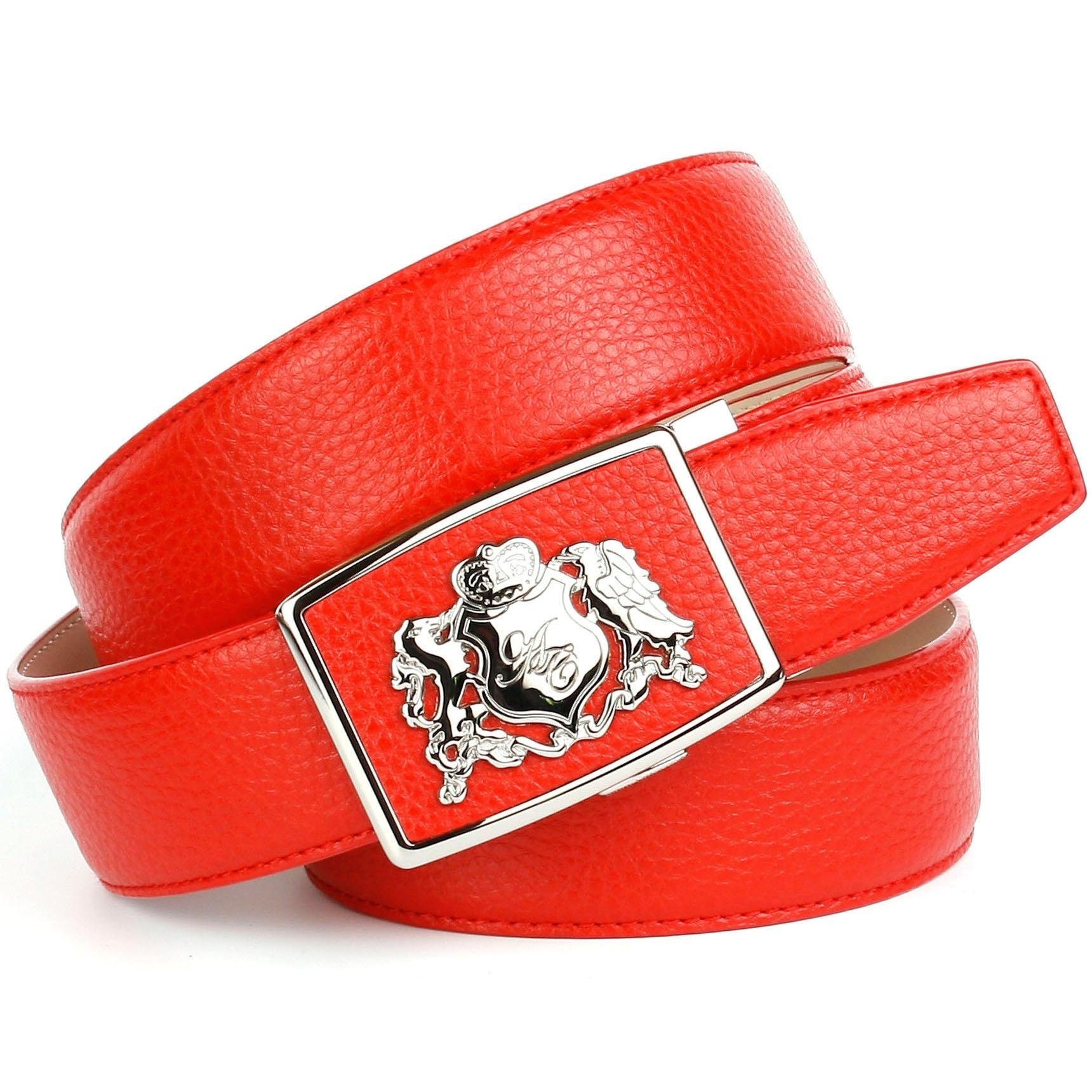 Image of Anthoni Crown Ledergürtel, mit Anthoni Crown Wappen, helle Rückseite bei Ackermann Versand Schweiz