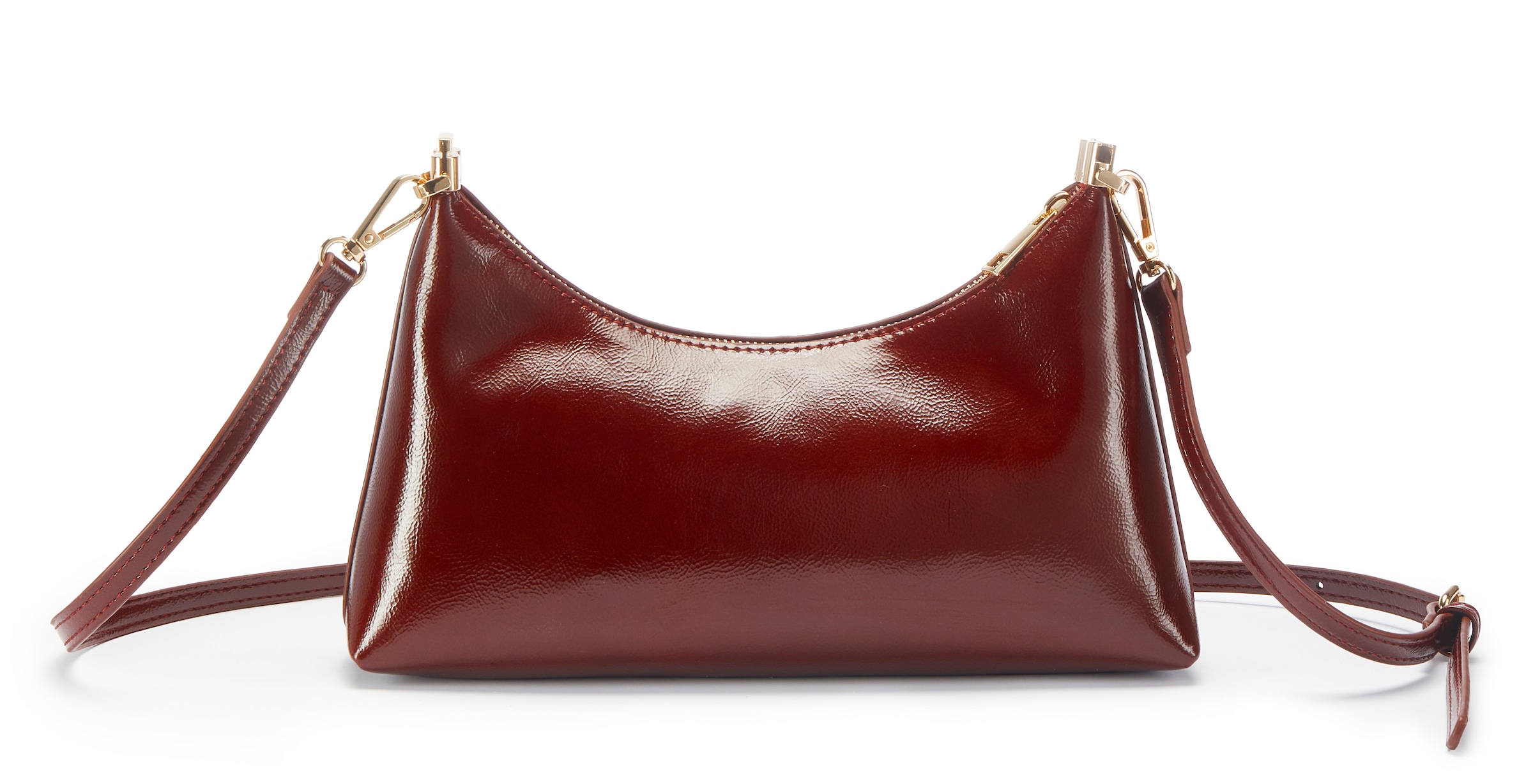 Vivance Handtasche »Minibag, Umhängetasche, Henkeltasche, Crossbody Bag« NEU Handtasche Damen zum Umhängen aus glänzendem Material VEGAN