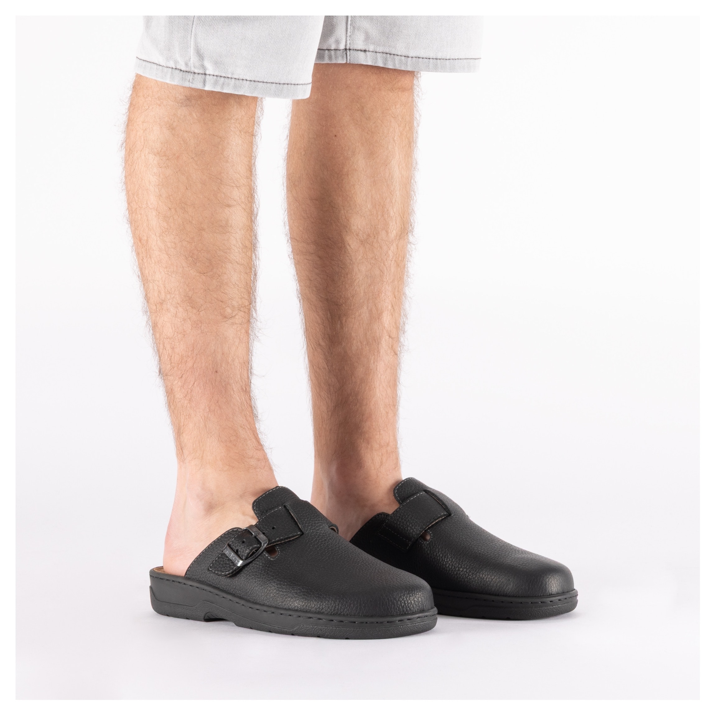 Rieker Clog  Pantolette, Schlupfschuh, Hausschuh mit herausnehmbarem Fussbett