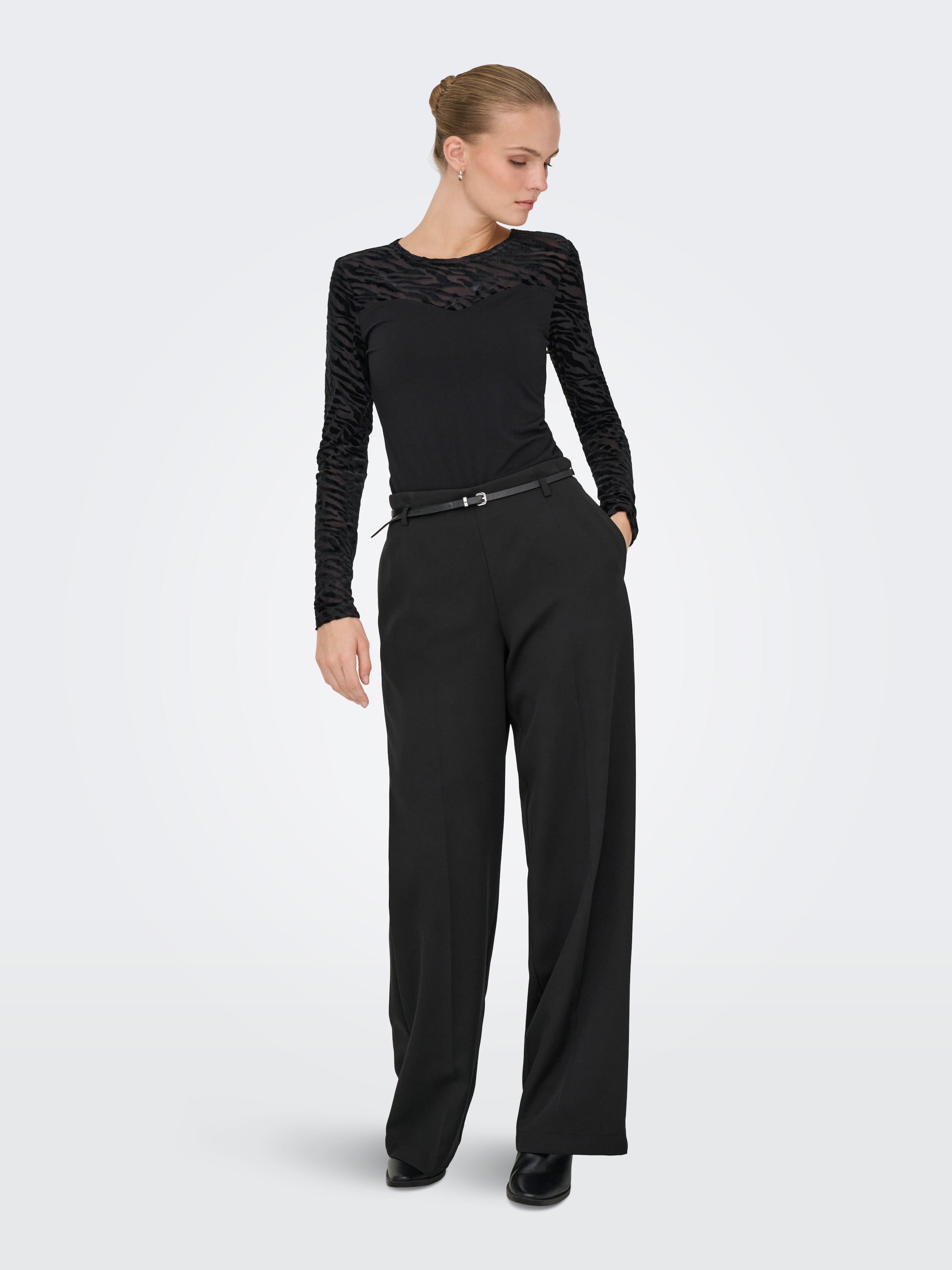 ONLY Stoffhose »ONLMALIKA LIFE MW BELT PANT TLR«