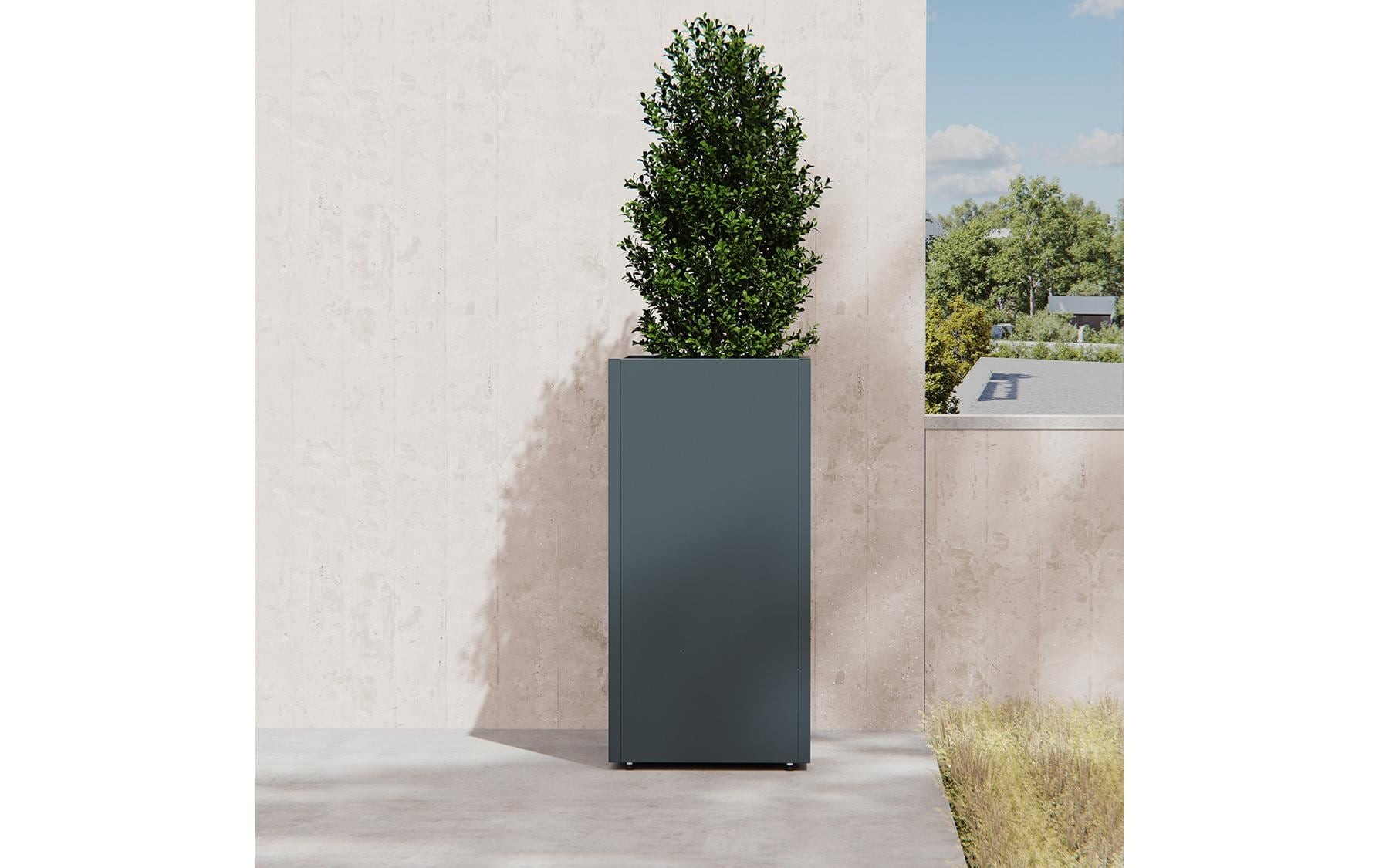 Herstera Garden Pflanzkübel »Metall Säulen 50 x 50 x 100 cm«