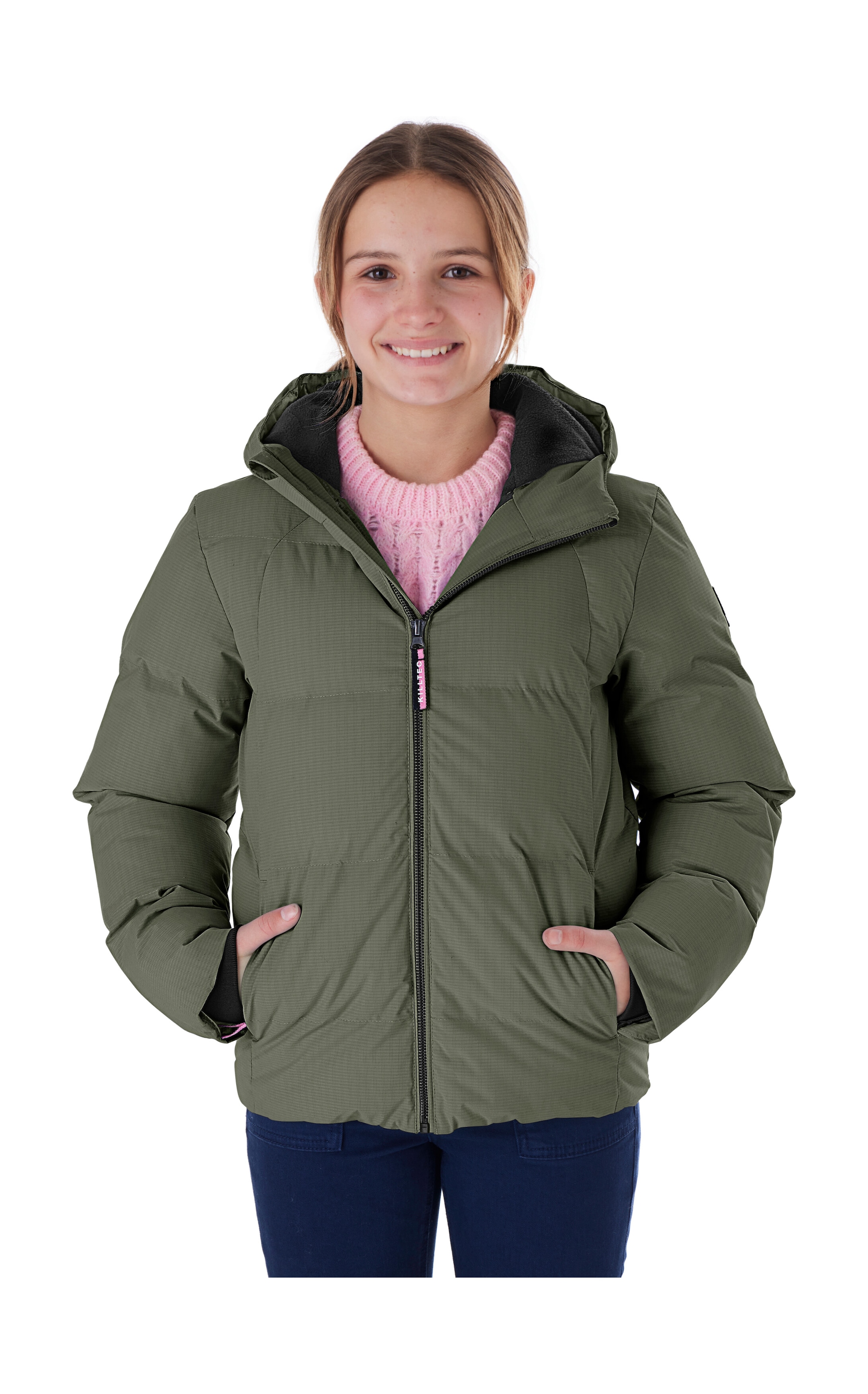 Killtec Steppjacke »KOW 357 GRLS QLTD JCKT« Wasserabweisende Mädchenjacke mit Kapuze, atmungsaktiv, warm