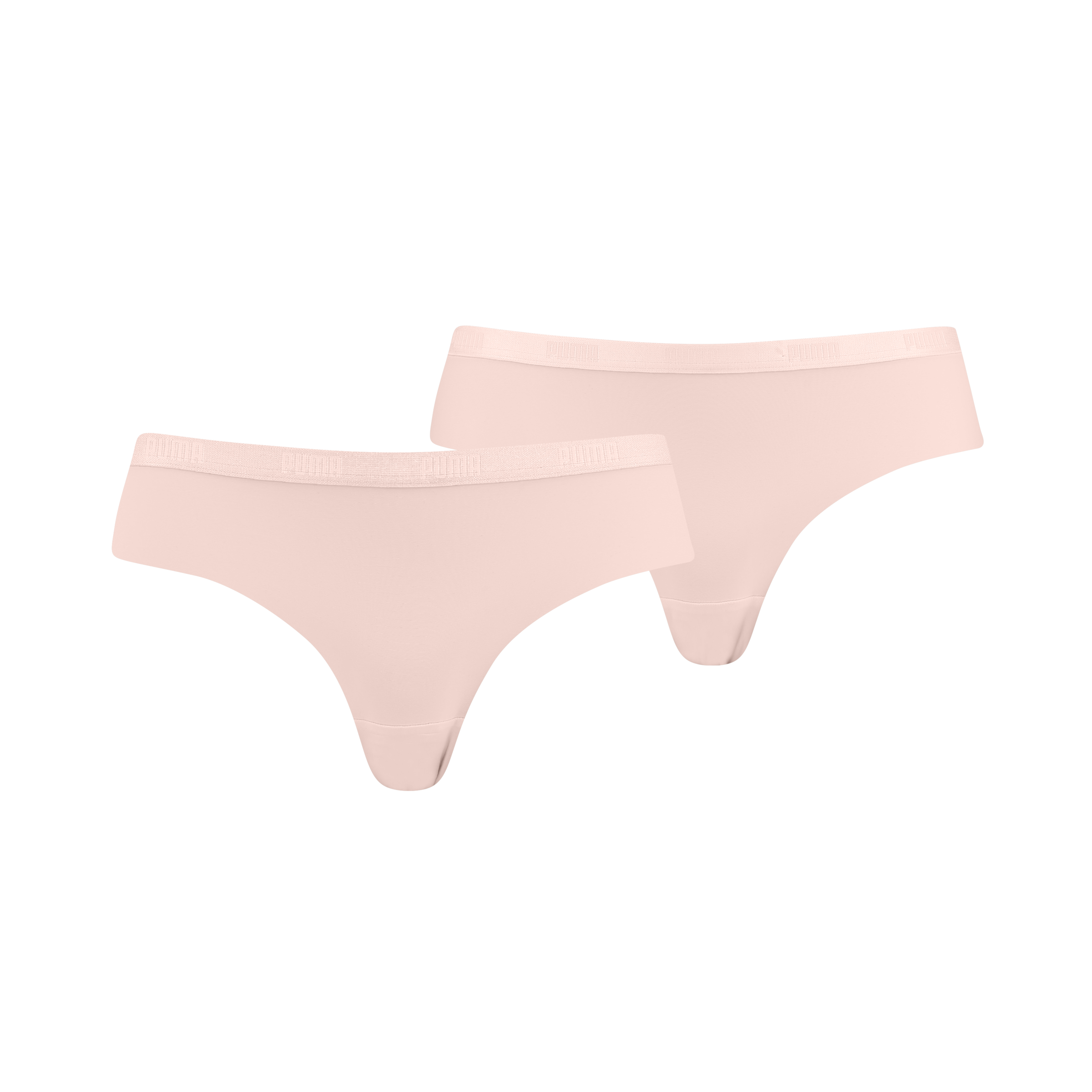 Image of PUMA Brasilslip "PUMA WOMEN MICROFIBER BRAZILIAN 2P HANG" 2er Pack, Mit elastischem Soft-Touch-Logobund