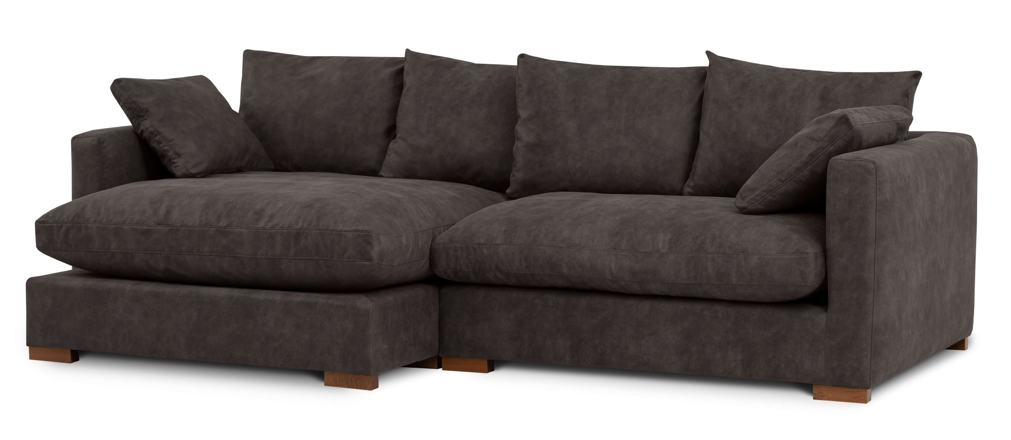 Home affaire Ecksofa »Coray«, Breite 266 cm, extra weich und kuschelig, mit Federn und Daunen
