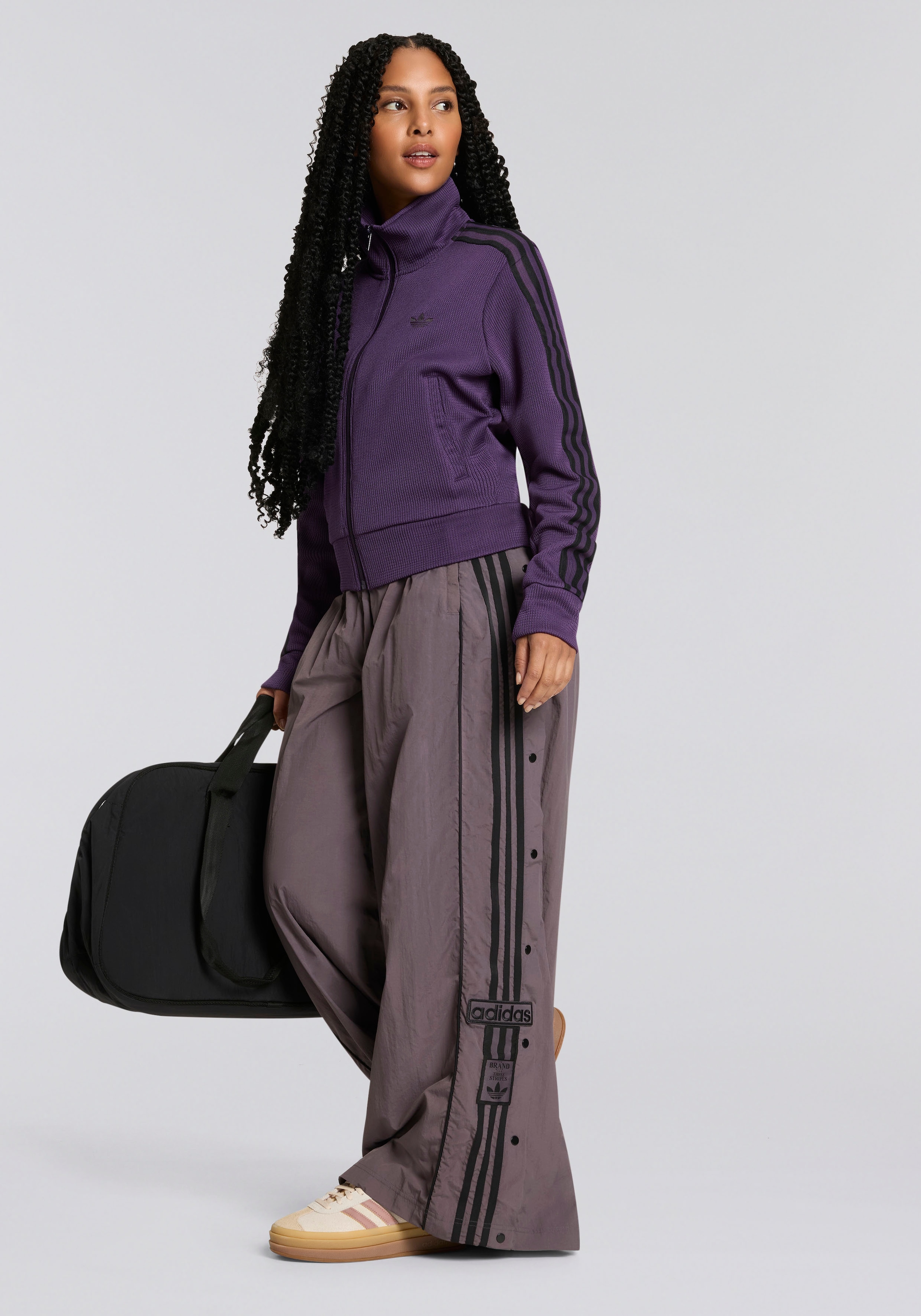 adidas Originals Sporthose »ADIBREAK ADICOLOR ADILENIUM«  mit Druckknöpfen an den Seiten, aus Polyamid