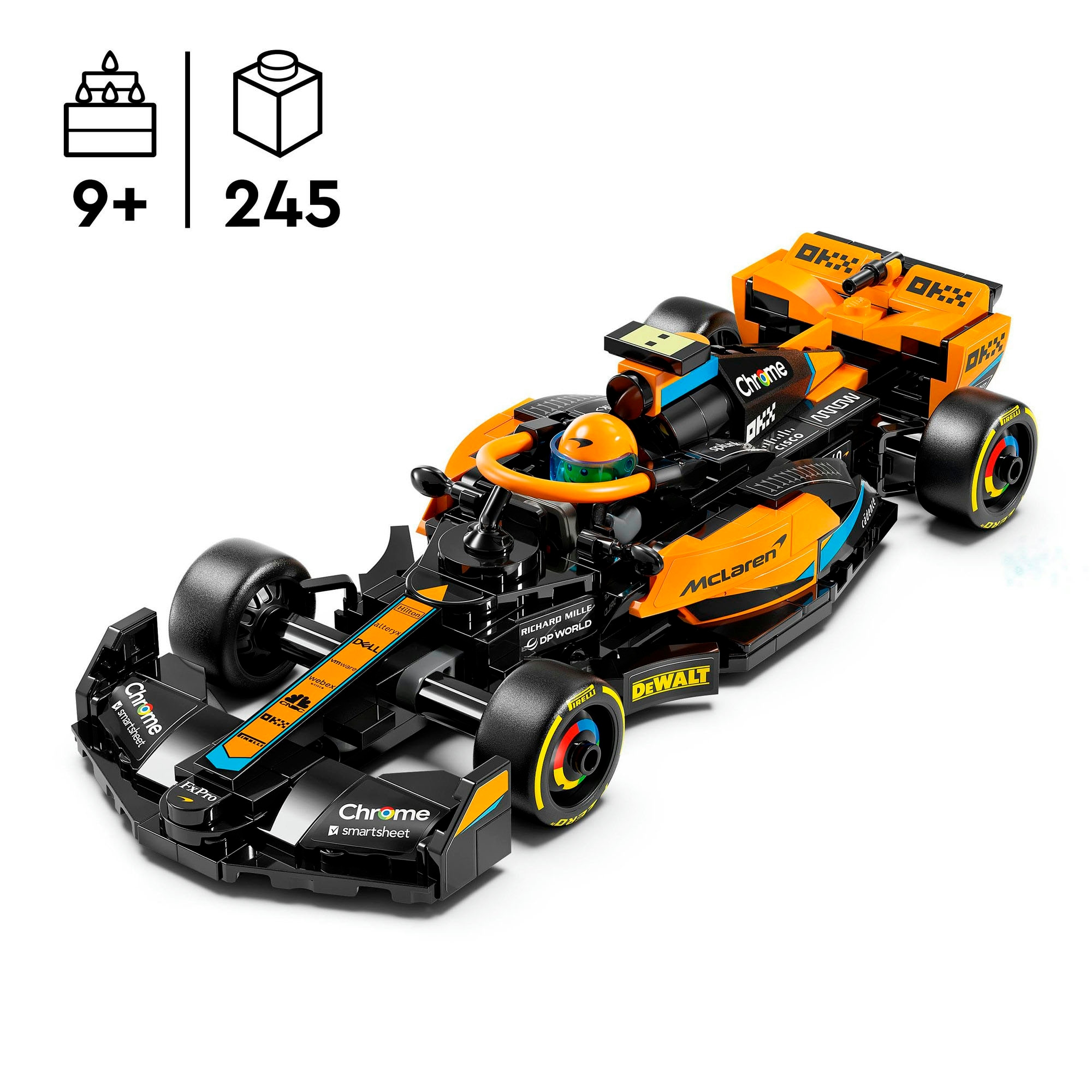 LEGO® Pions de construction »McLaren Formel-1 Rennwagen 2023 (76919), LEGO® Speed Champions« Made in Europe