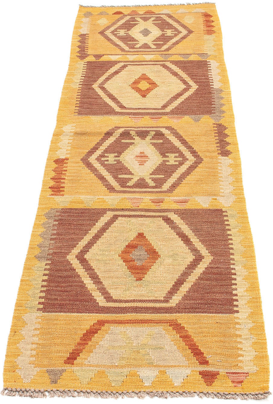 Image of morgenland Läufer »Kelim Maimene Medaillon 191 x 60 cm«, rechteckig, 0,5 mm Höhe, Wendeteppich bei Ackermann Versand Schweiz