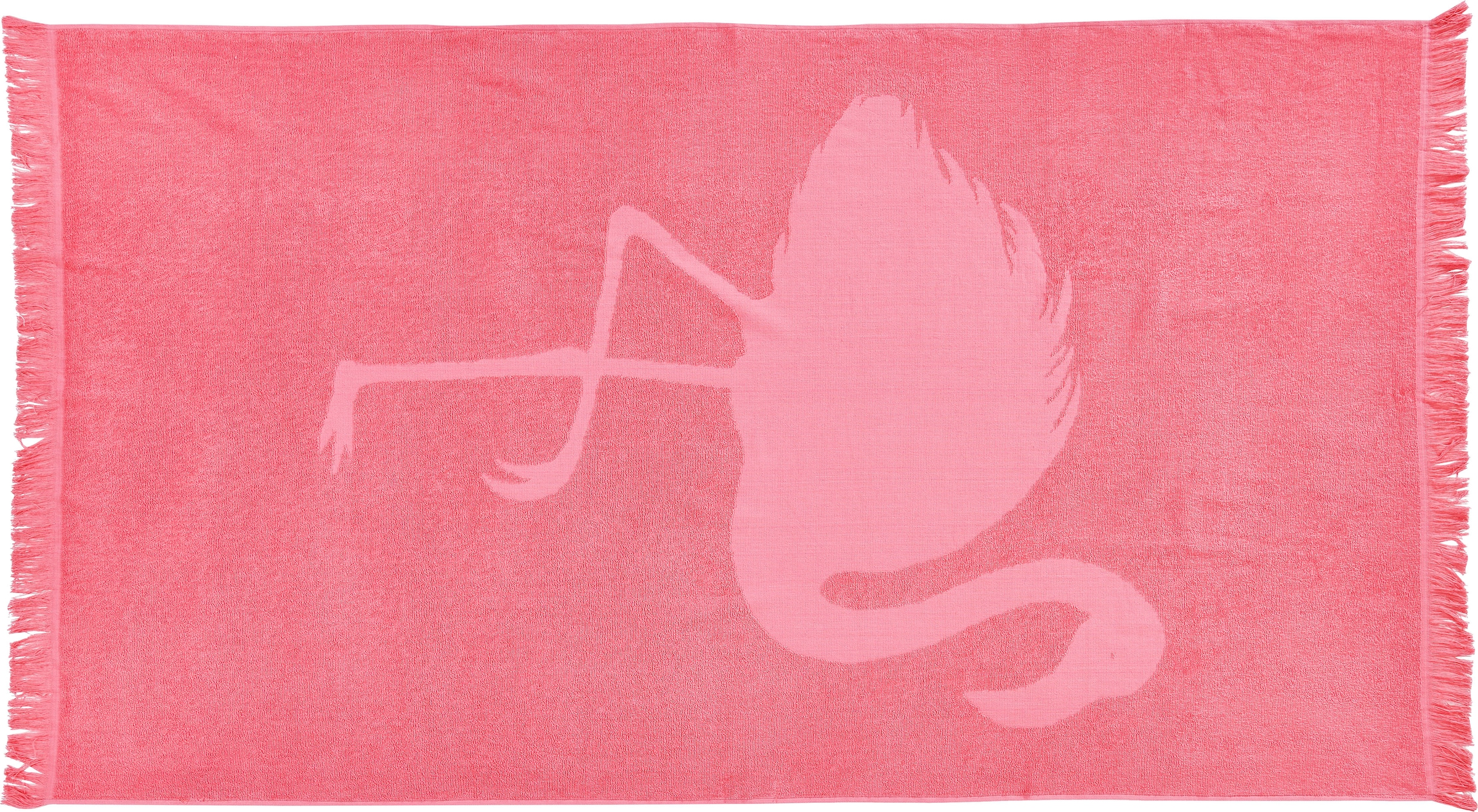 Image of done. Hamamtücher "Flamingo" saugfähige Frottier-Innenseite, ideal als Sauna- oder Strandtuch