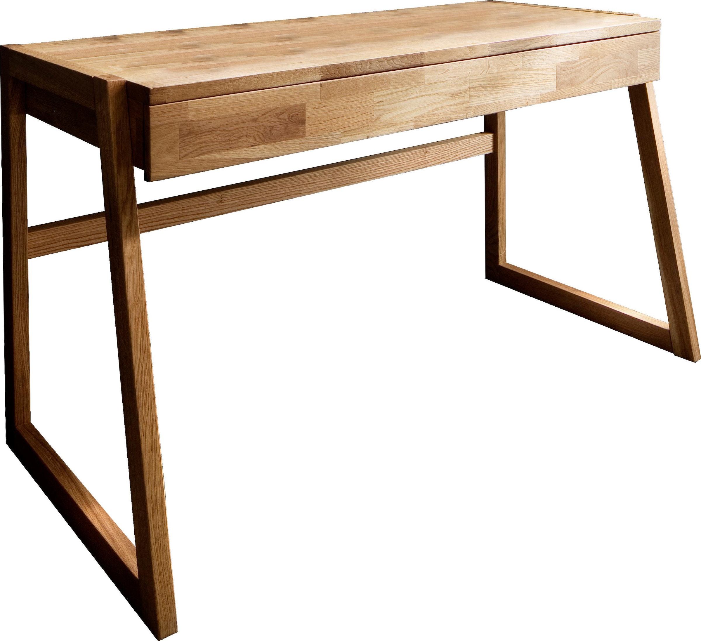 Image of Home affaire Laptoptisch "Dura - Holzschreibtisch aus Massivholz mit Soft-Close Schublade" aus Massivholz, mit Soft-Close Funktion der Schubladen