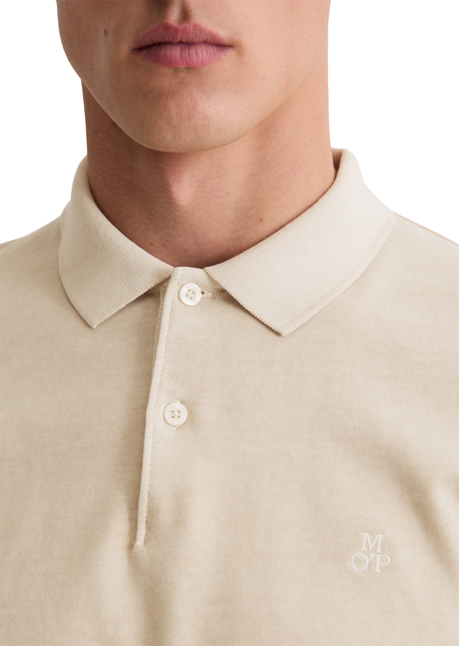 Marc O'Polo Polo à manches longues im Washed-Look
