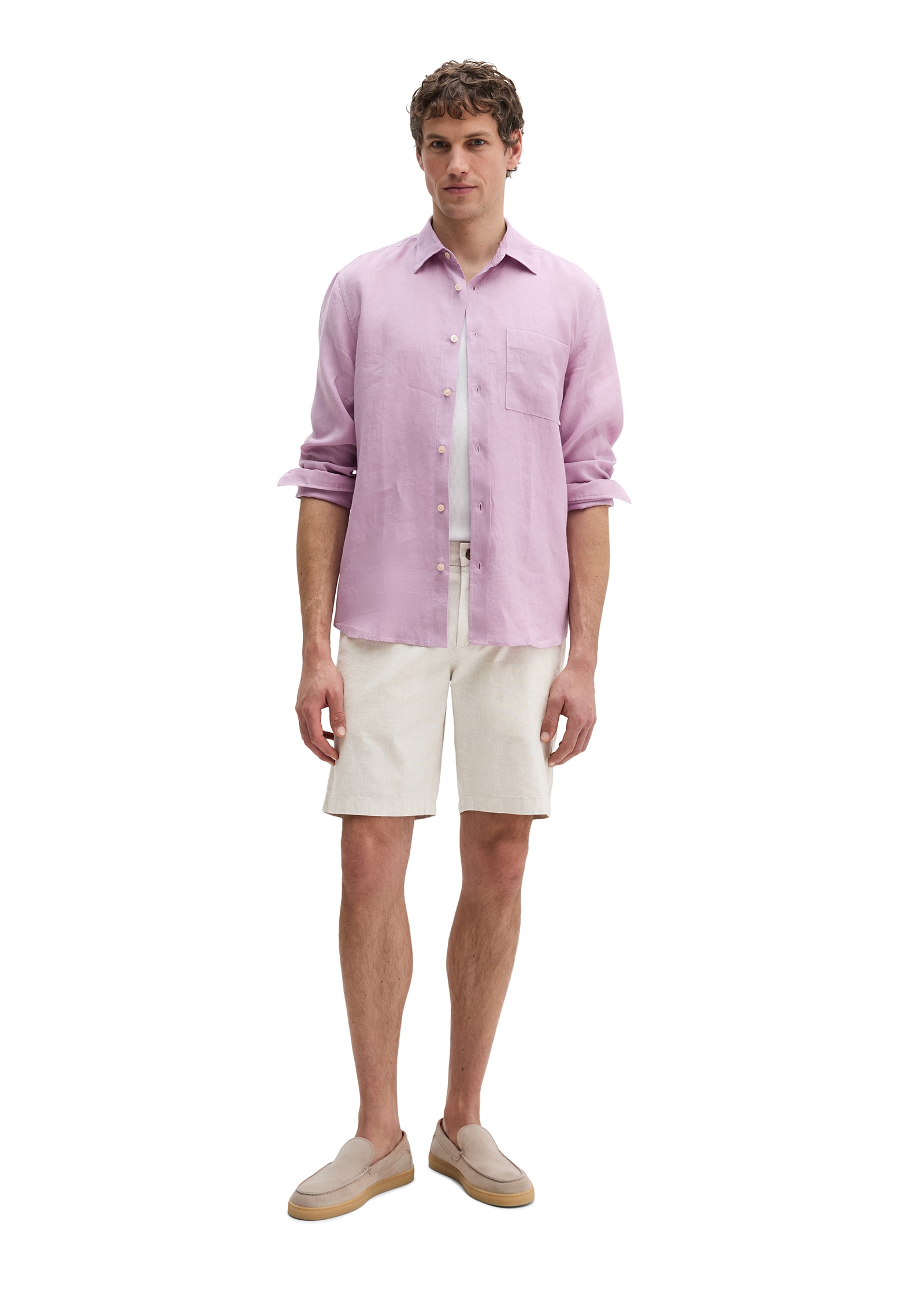 Marc O'Polo Chemise en lin au look classique et épuré