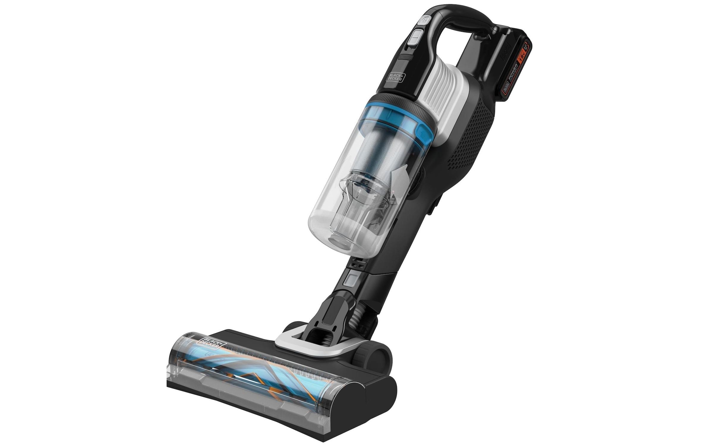 Black + Decker Akku-Hand-und Stielstaubsauger »BHFEB520D1 Grau/Schwarz«