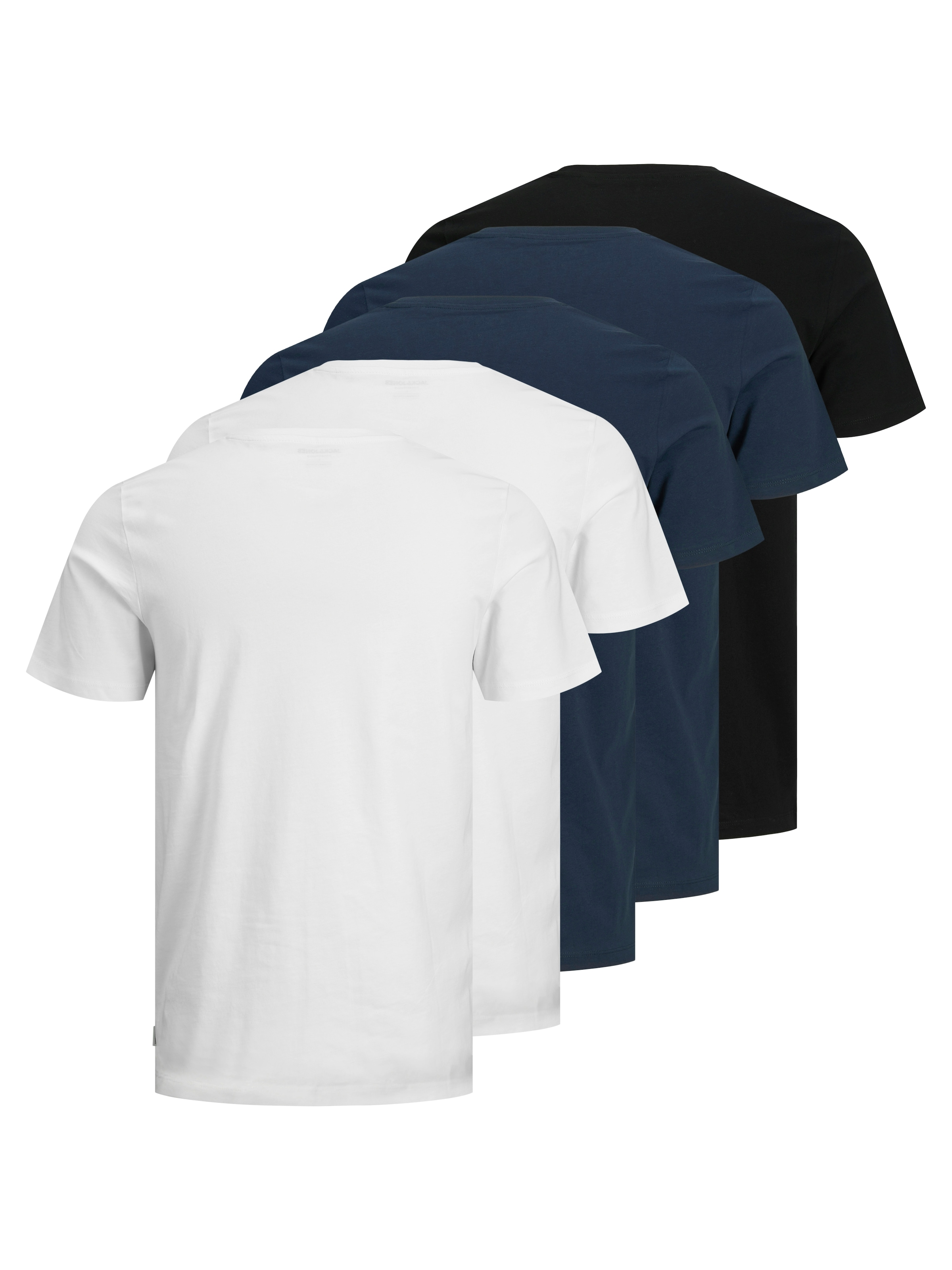 Jack & Jones T-Shirt »JJEORGANIC BASIC TEE SS O-NE 5PK MP NOOS« Packung, 5er-Pack, 5 Stk.