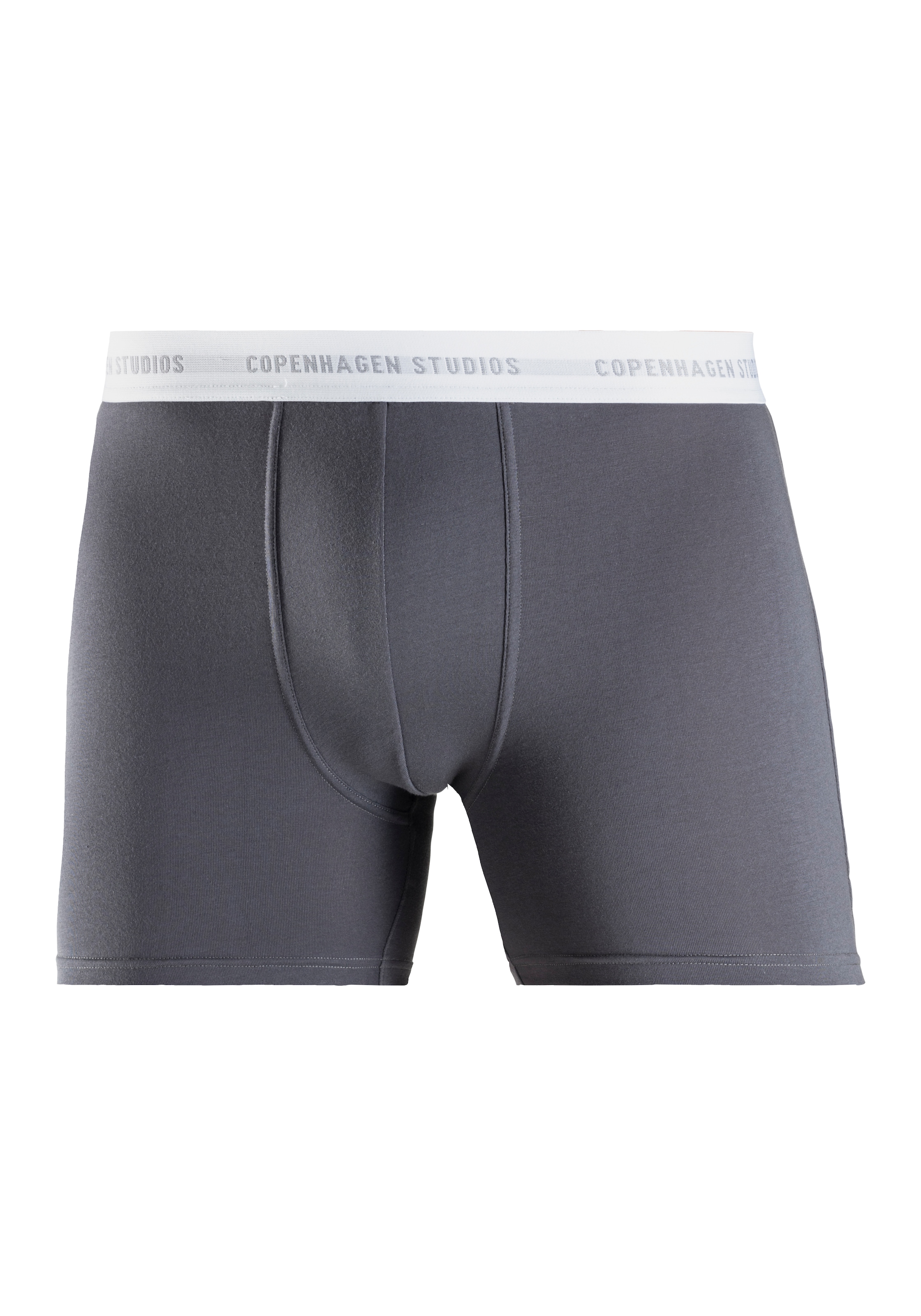 Copenhagen Studios Langer Boxer »Boxershorts für Herren«, (Packung, 3 St., 3er-Pack), mit längerem Bein und Logobund