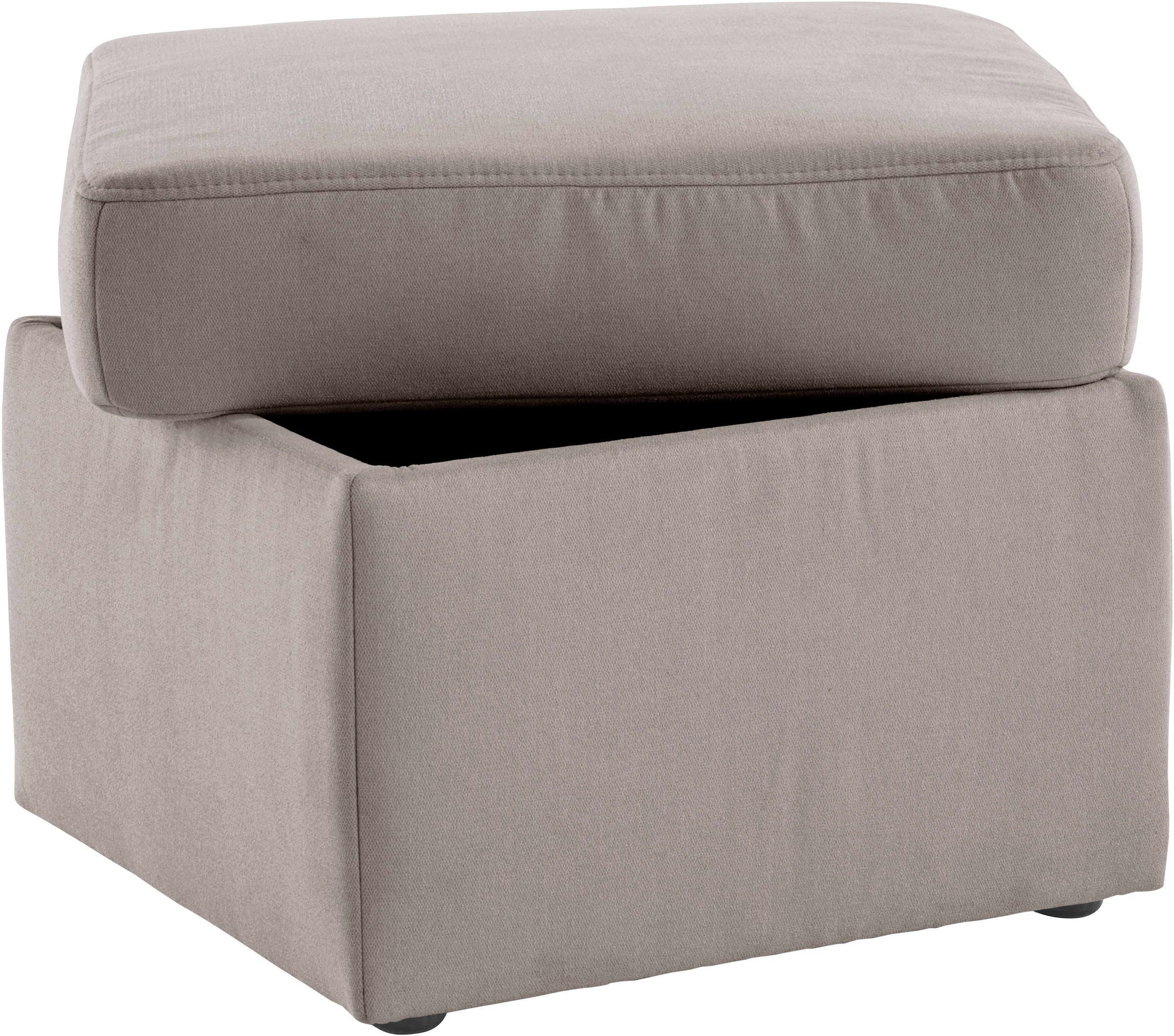 sit&more Stauraumhocker »Melissa«, klassisches Design, optional in dem mit Wasser zu reinigendem Bezug