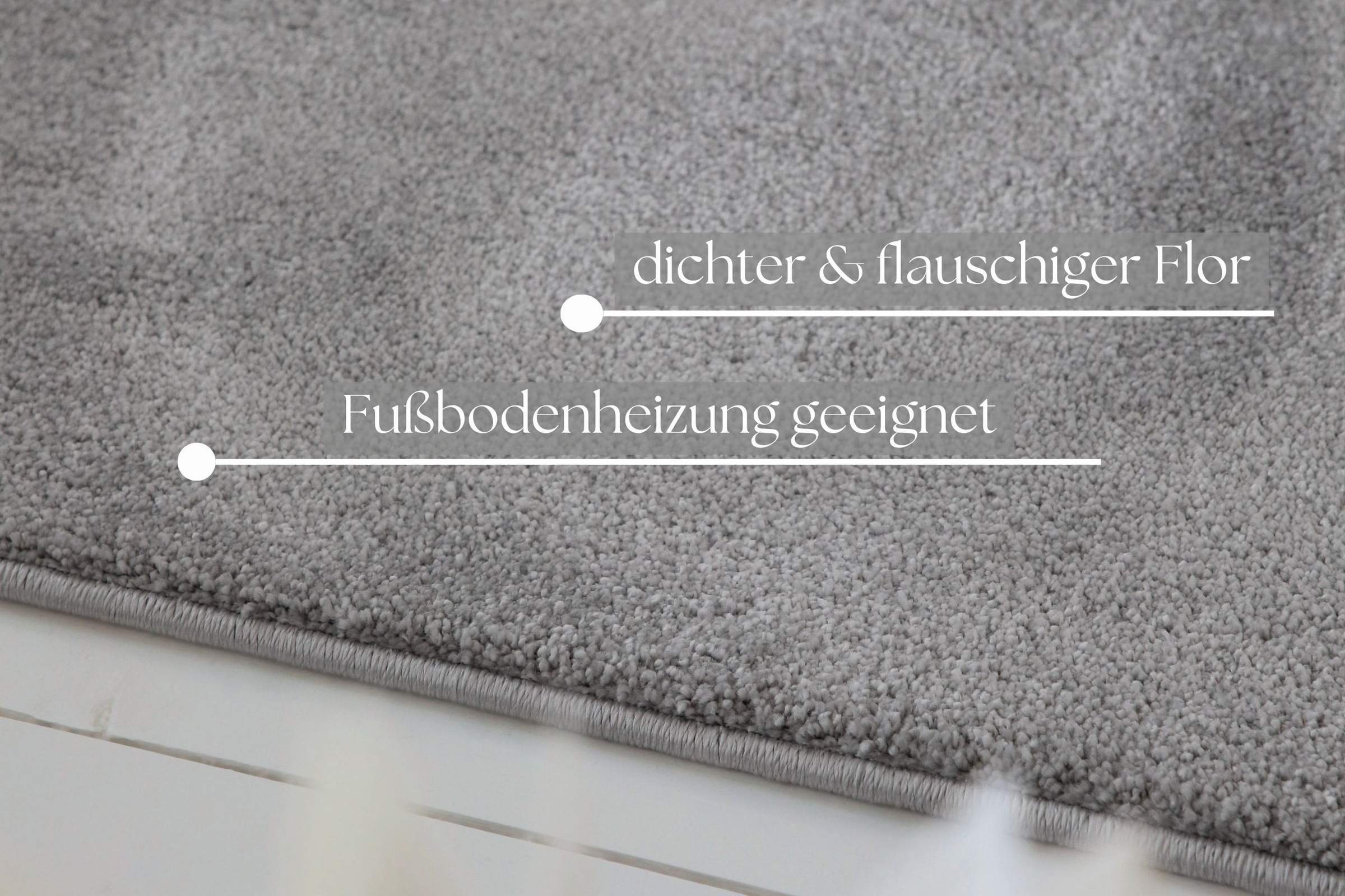 GOODproduct Teppich »Lisbea« rechteckig 17 mm Höhe moderner dichter weicher Kurzflorteppich, Wohnzimmer, Schlafzimmer