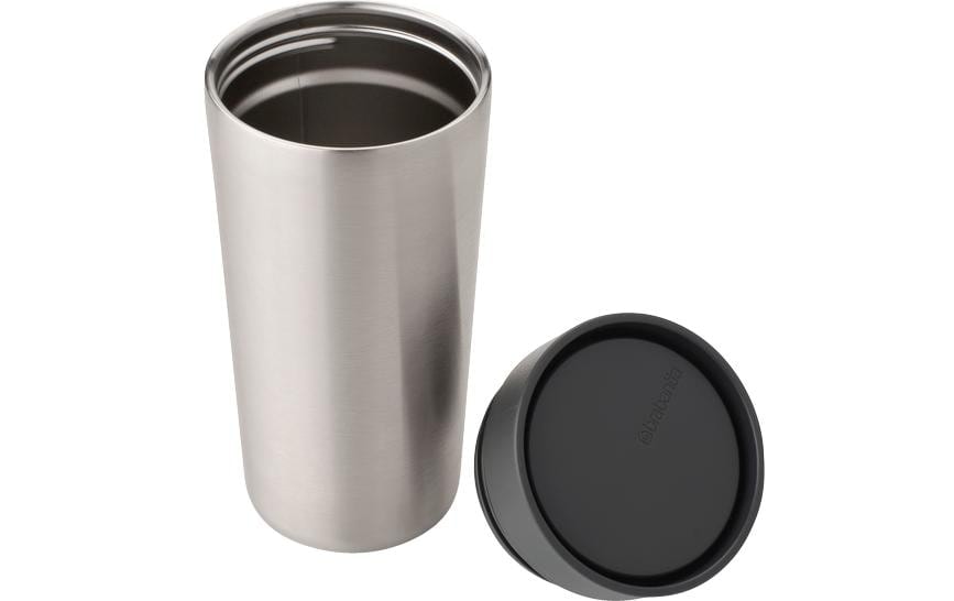 Brabantia Thermobecher "Make & Take 360 ml, Dunkelgrau/Silber"