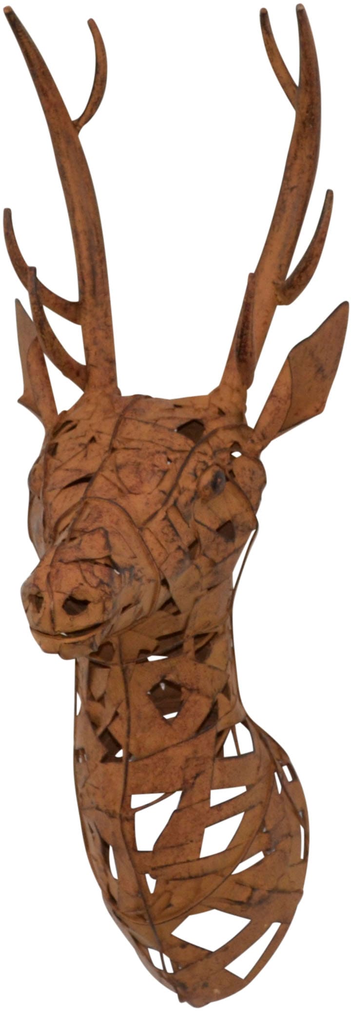Image of HOFMANN LIVING AND MORE Dekogeweih "Wanddekoration" 3D Optik, Hirschkopf aus Metall