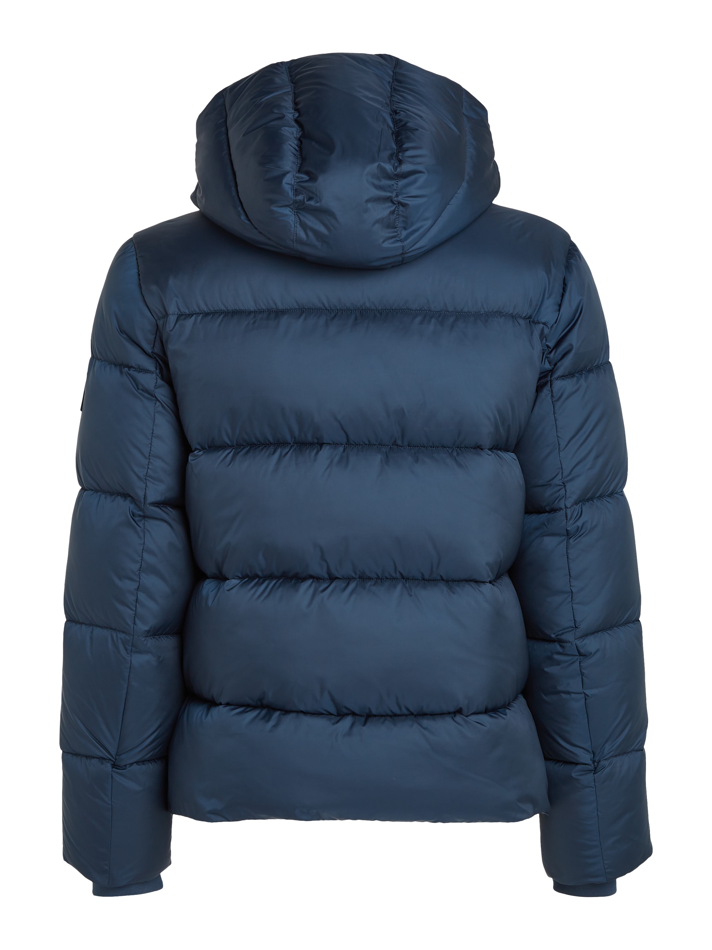 Calvin Klein Outdoorjacke »HOODED QUILT PUFFER MW«, mit Kapuze, mit Logopatch