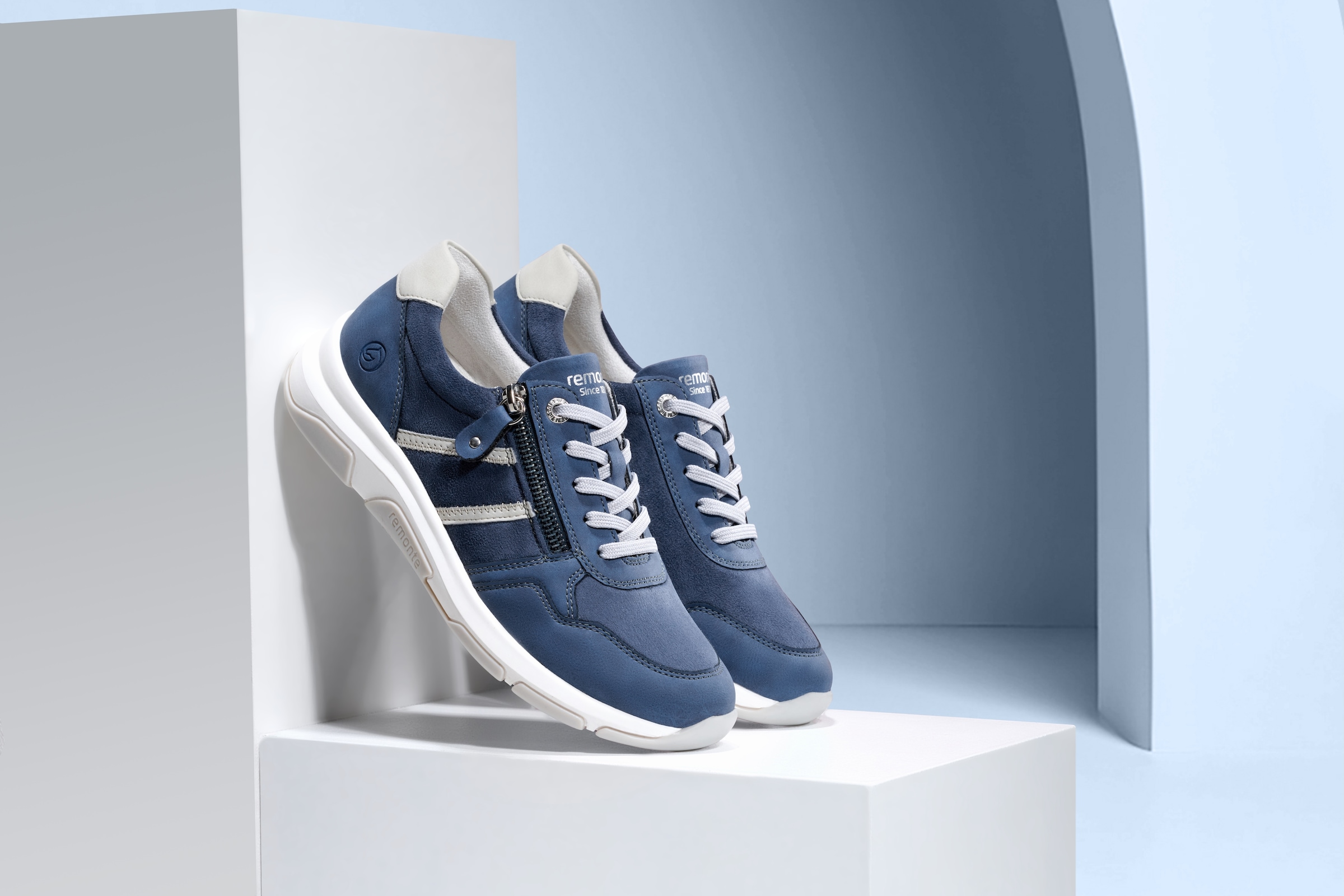 Remonte Keilsneaker  , Freizeitschuh, Halbschuh, Schnürschuh in veganer Verarbeitung