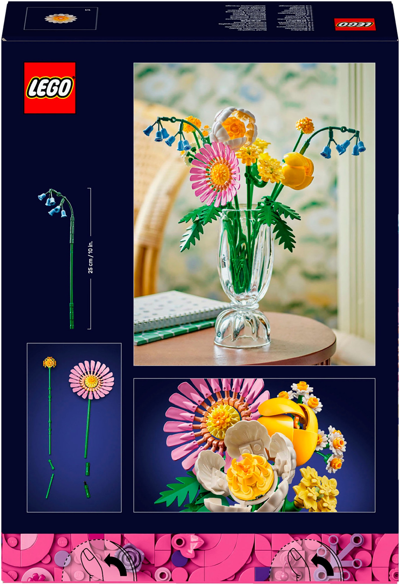 LEGO® Pions de construction »Kleiner Sommerstrauss (10347), LEGO Botanicals« Made in Europe