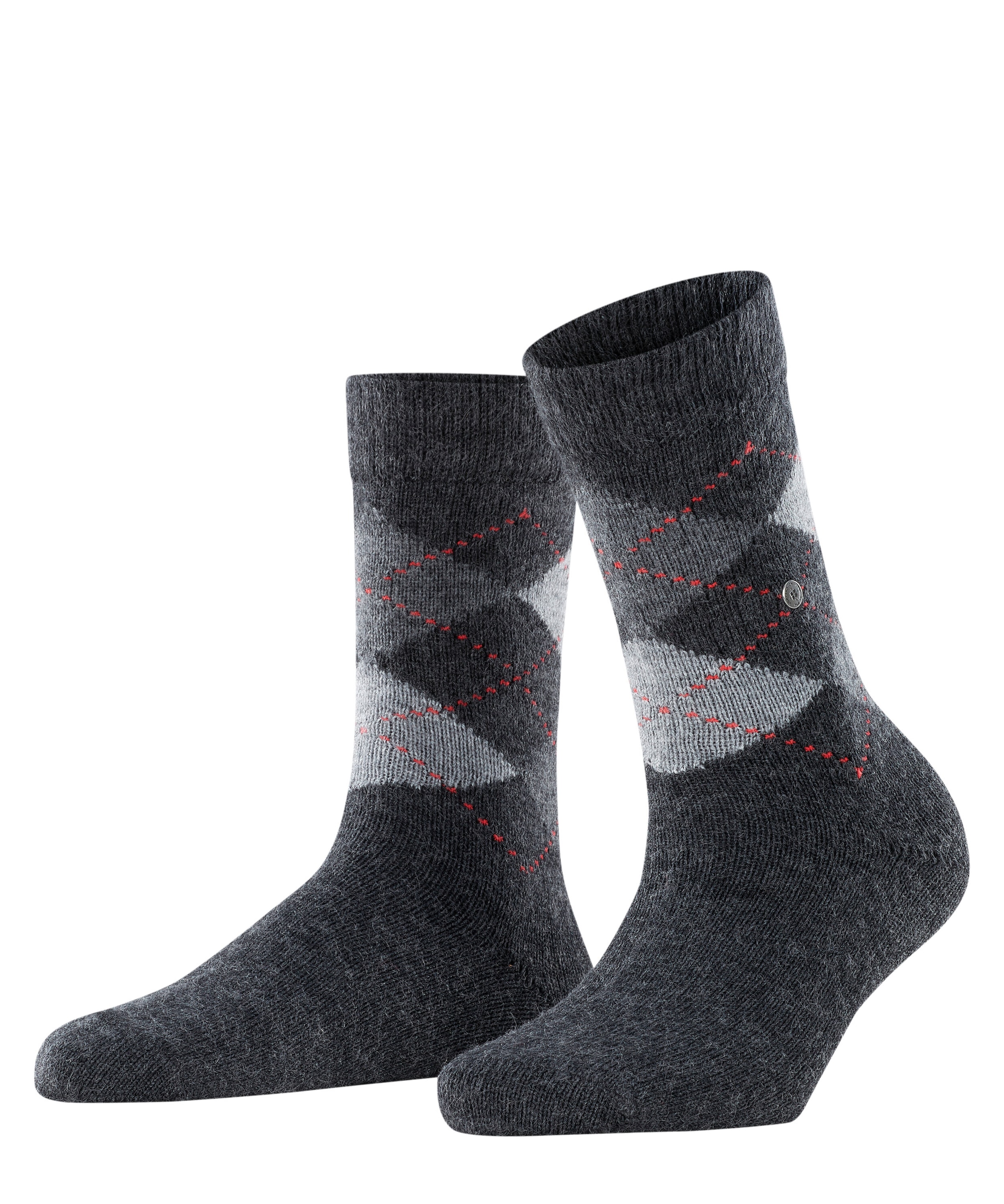 Burlington Chaussettes »Whitby« Taille unique 36-41, motif argyle, texture douce