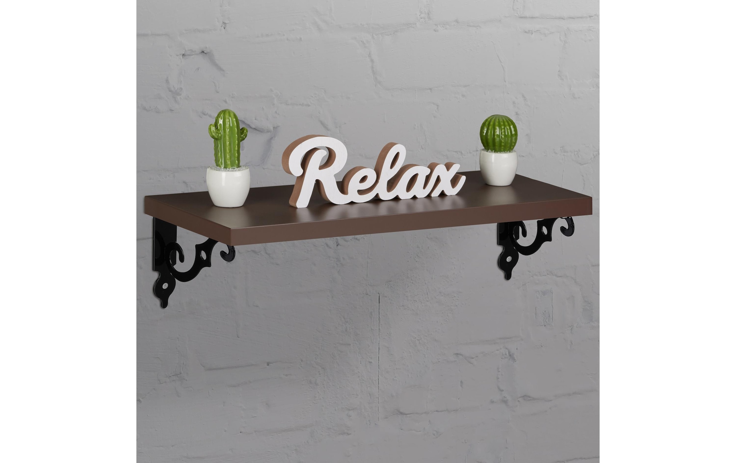 relaxdays Wandhalter »Antik 6er Set 11 x 14 cm«