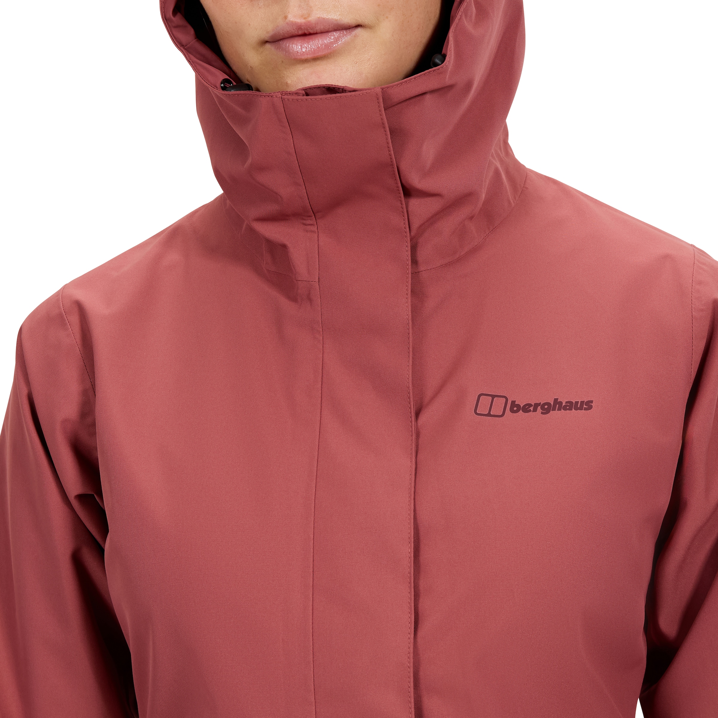 Berghaus Veste softshell »OMEARA LONG SHELL JKT AF« sportlicher Stil, mit verstellbarer Kapuze, atmungsaktiv