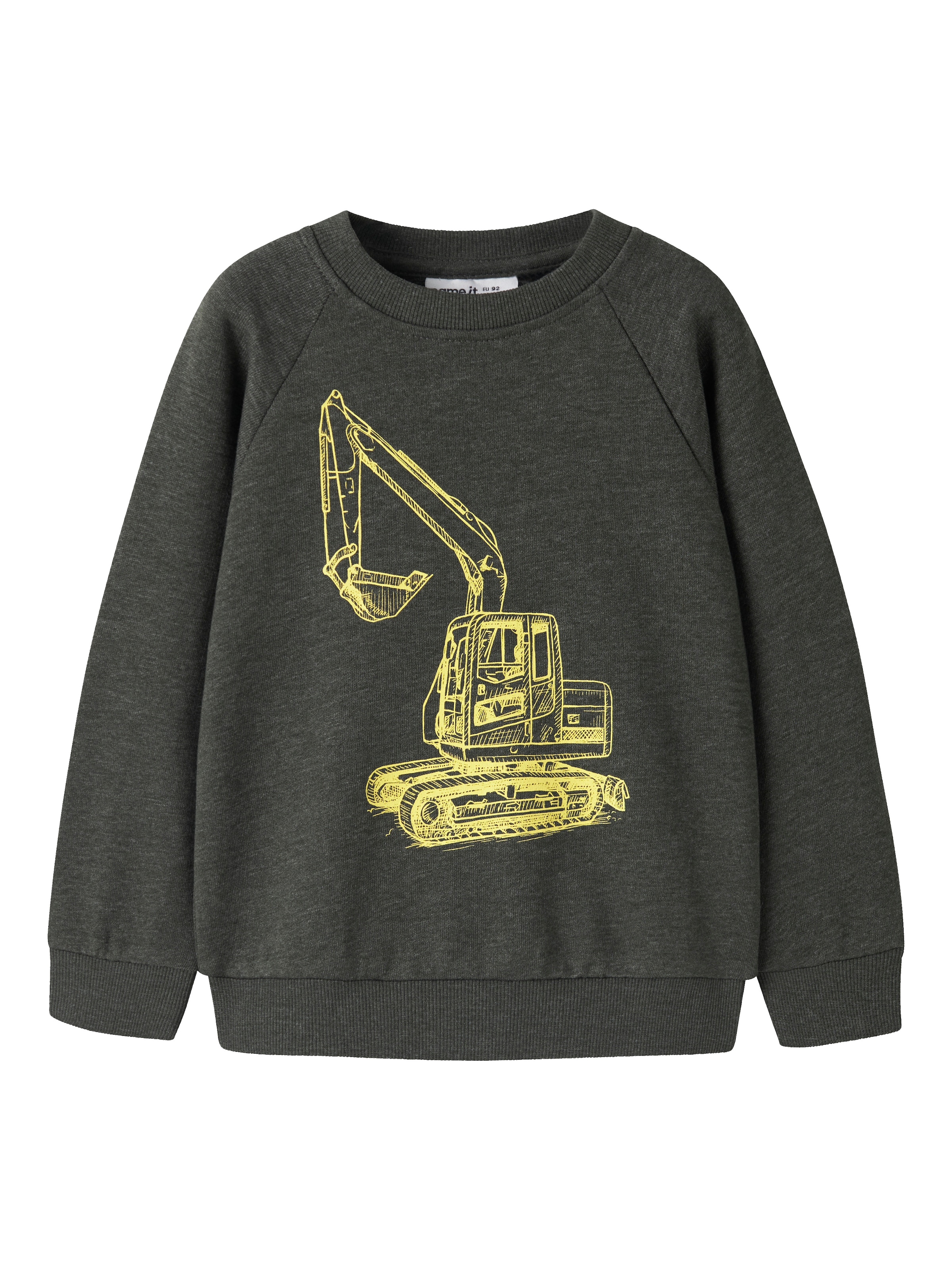 Name It Sweat-shirt »NMMVION LS NREG SWEAT UNB«, mélange coton, coupe régulière
