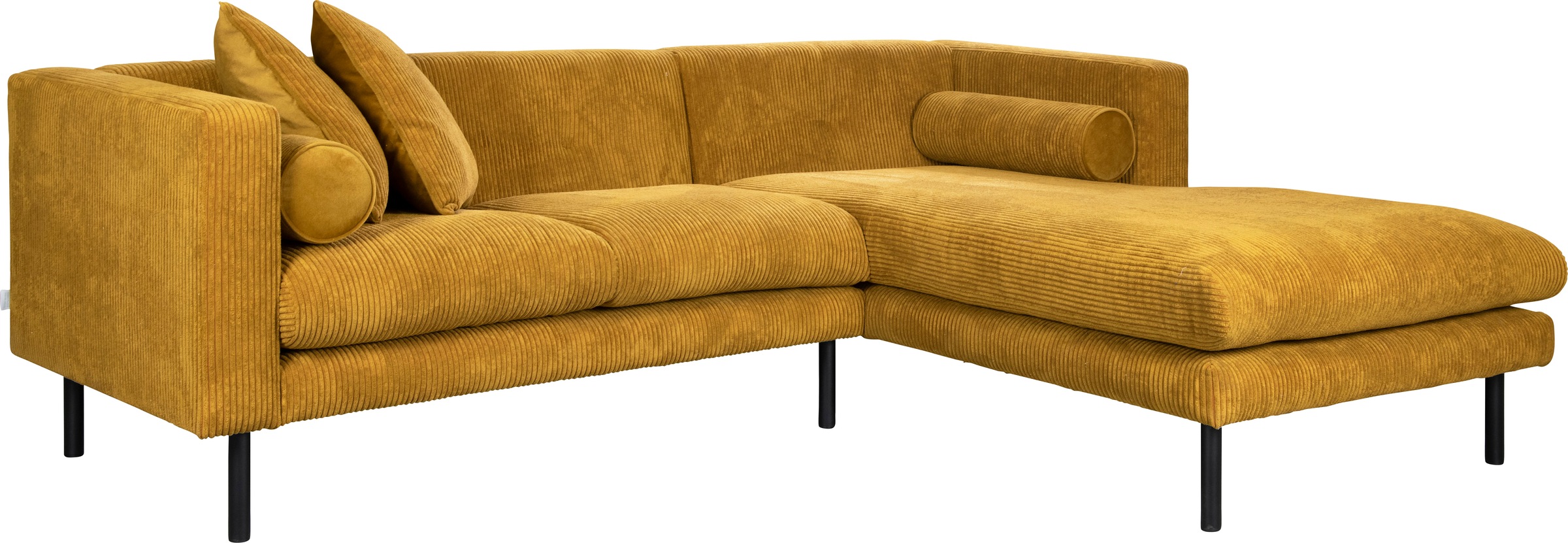 Guido Maria Kretschmer Home&Living Ecksofa »Lillibeth L-Form Designsofa, Masse B/T/H: 240/173/83 cm«, Zierkissen als Wendekissen, in Samtoptik oder Cord