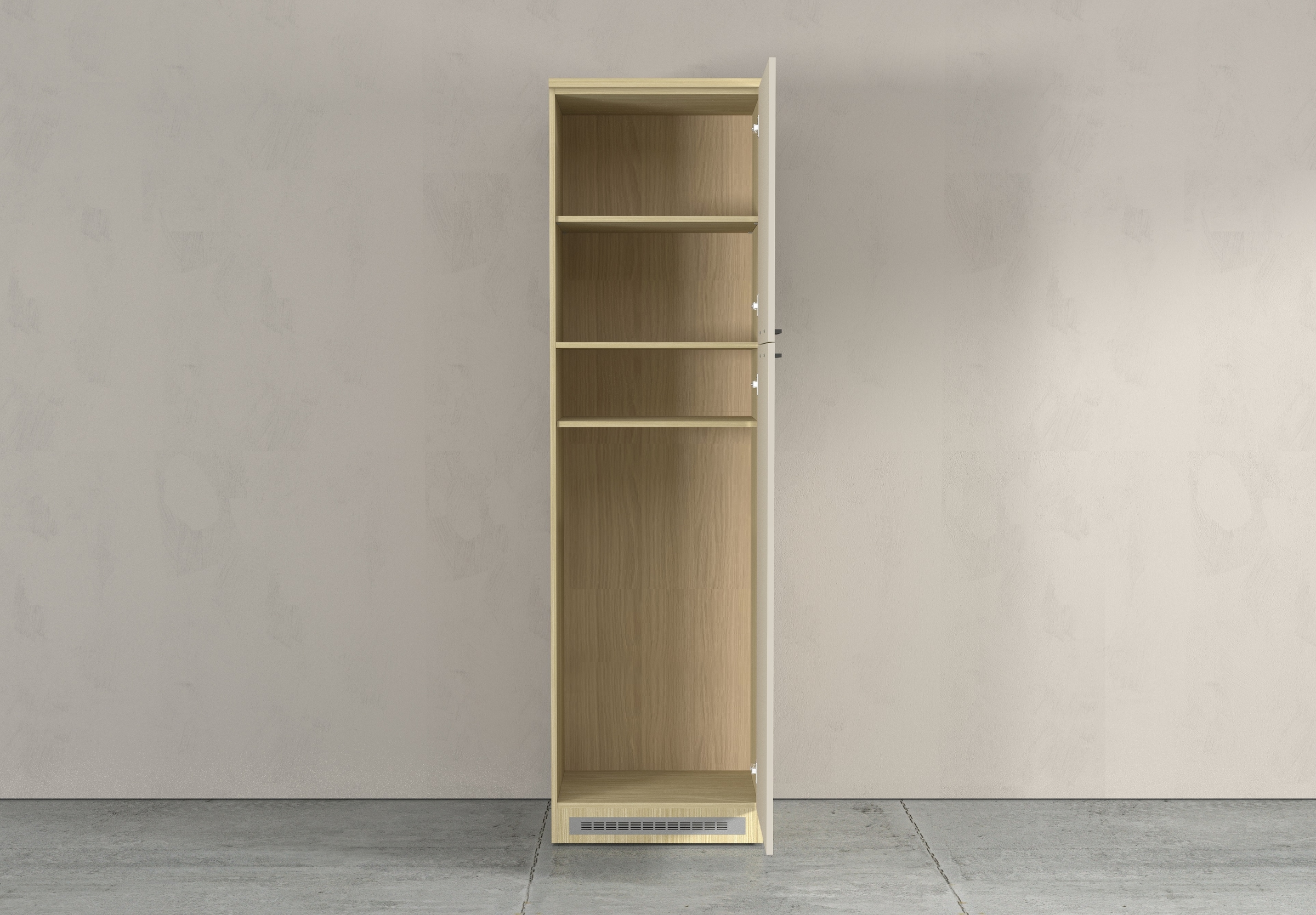 KOCHSTATION Kühlumbauschrank »Luna, Kühlschrank-Umbau, Einbauschrank für Kühlschrank, Made in Italy« B/T/H: 60×60×214,5 cm, für zwei Kühlschrankhöhen vorbereitet