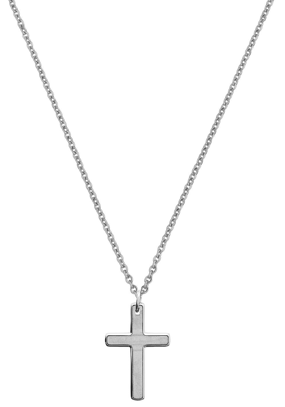 Modische XENOX Kette mit Anhänger versandkostenfrei Mindestbestellwert - shoppen X4114«, »Halskette, Edelstahl Kreuz, ohne