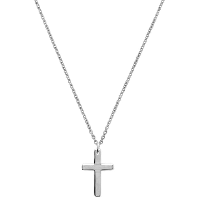 Modische XENOX Kette mit Anhänger »Halskette, Kreuz, X4114«, Edelstahl  versandkostenfrei - ohne Mindestbestellwert shoppen