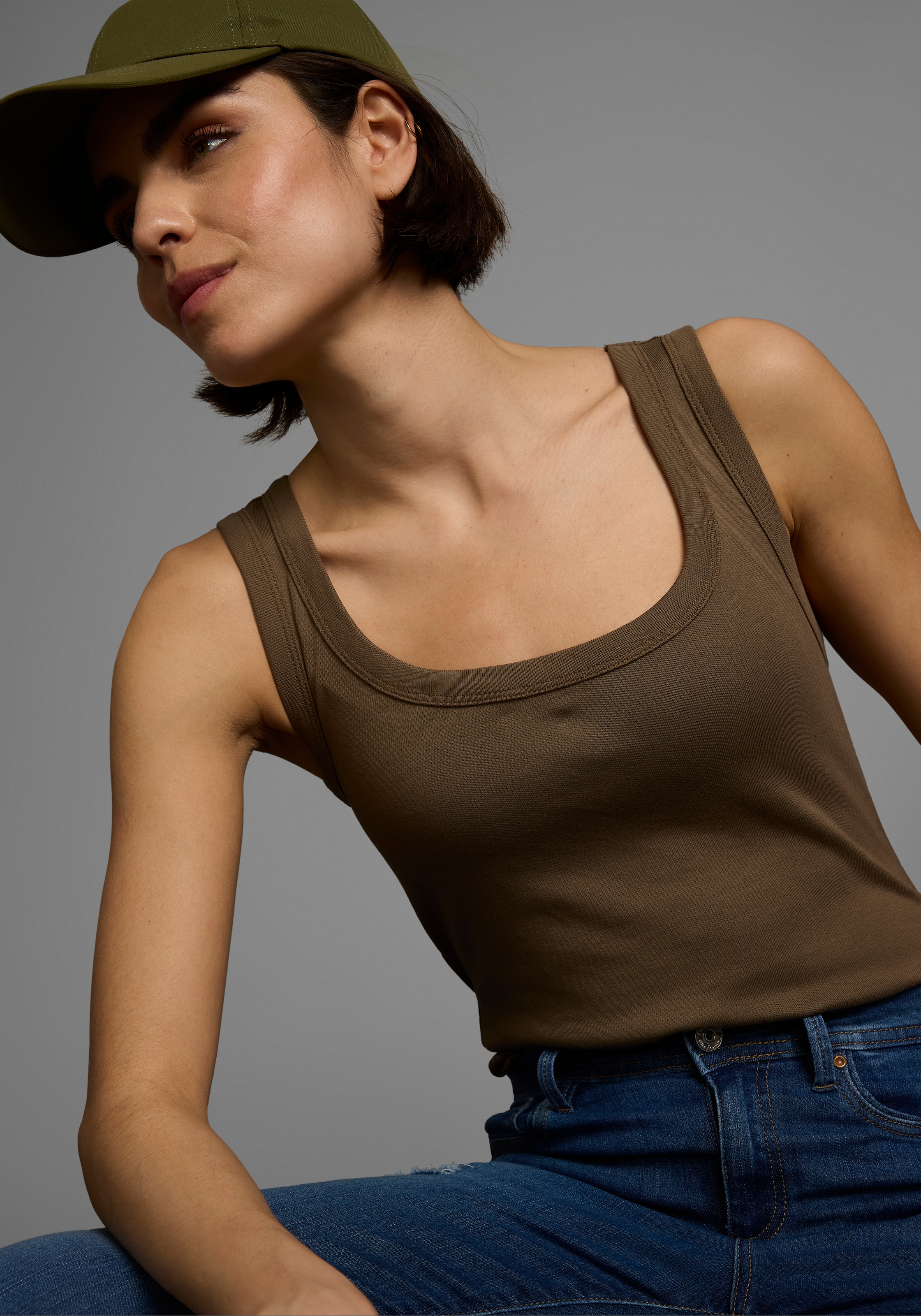 Flashlights Tanktop, (Packung, 2 tlg., 2er-Pack), in Longform