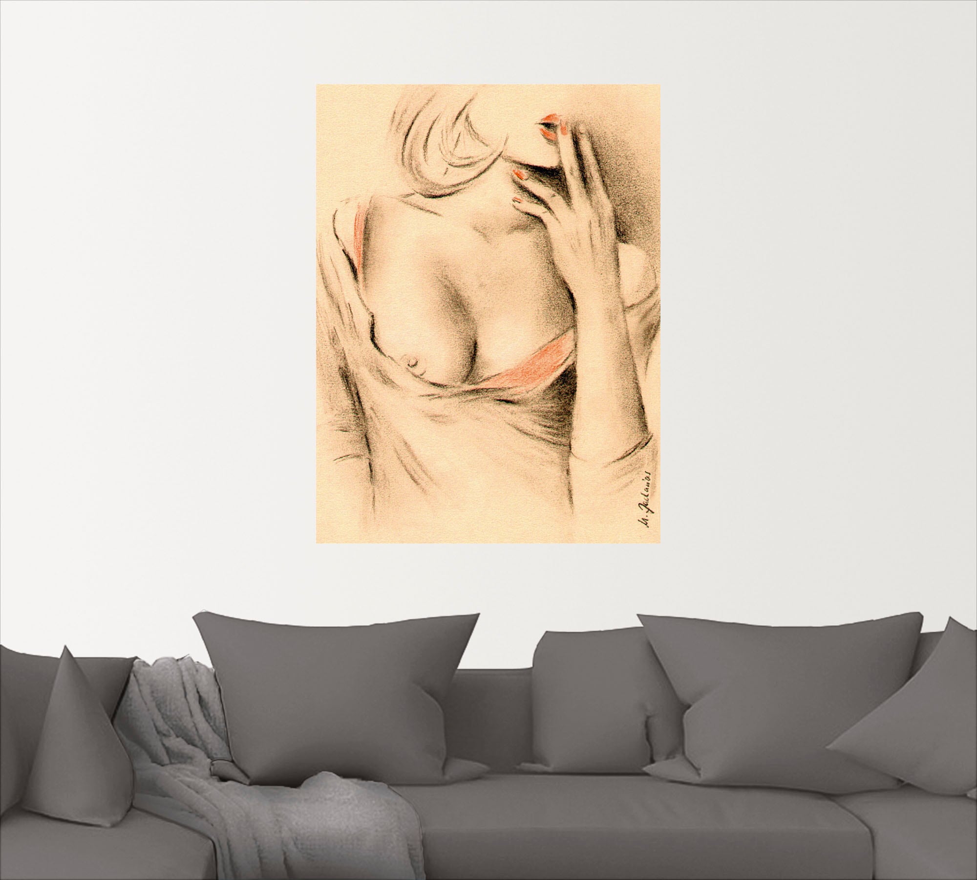 Artland Wandbild »Aphrodite der Moderne«, Frau, (1 St.), als Leinwandbild, Poster, Wandaufkleber in verschied. Grössen
