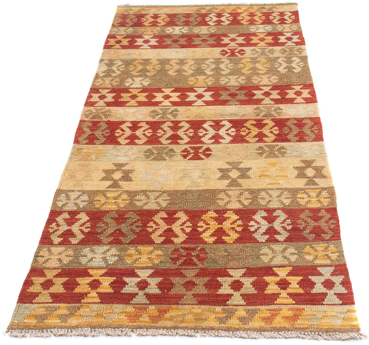 Image of morgenland Läufer »Kelim Streifen Multicolore 197 x 75 cm«, rechteckig, 0,4 mm Höhe, Kurzflor bei Ackermann Versand Schweiz