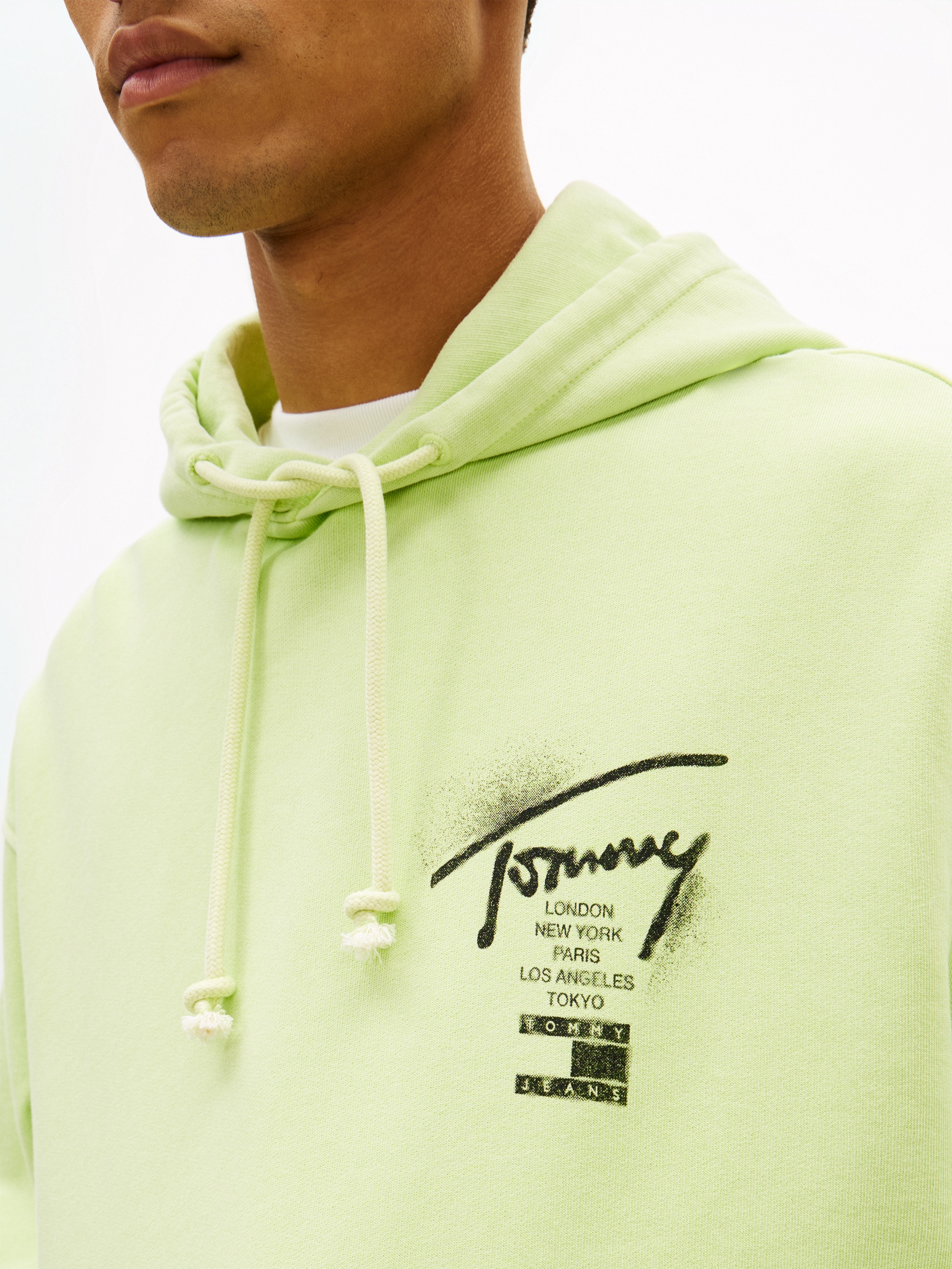 Tommy Jeans Kapuzensweatshirt »TJM RELAXED NEON SIGN«, Relaxed fit mit Kapuze
