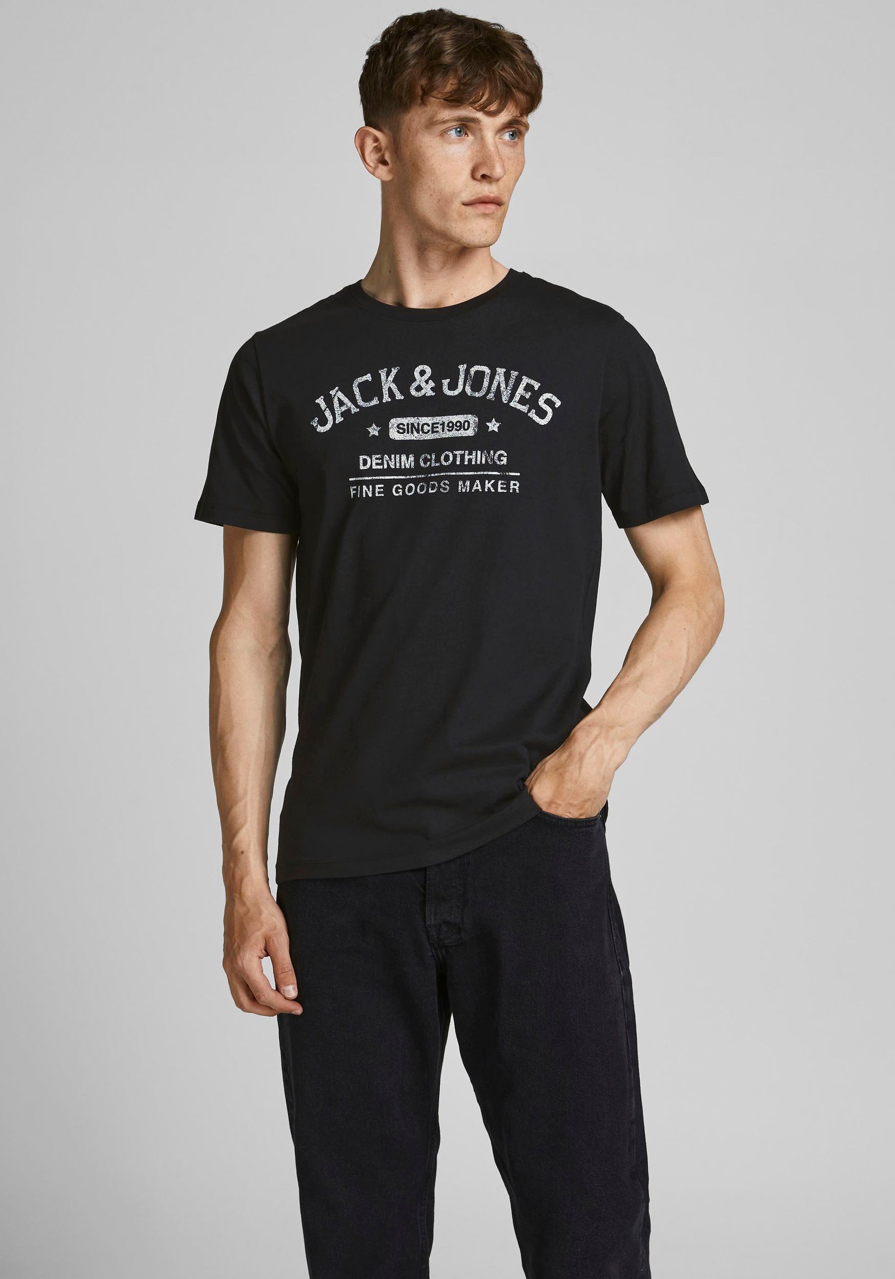 Image of Jack & Jones T-Shirt »Jeans Tee« bei Ackermann Versand Schweiz