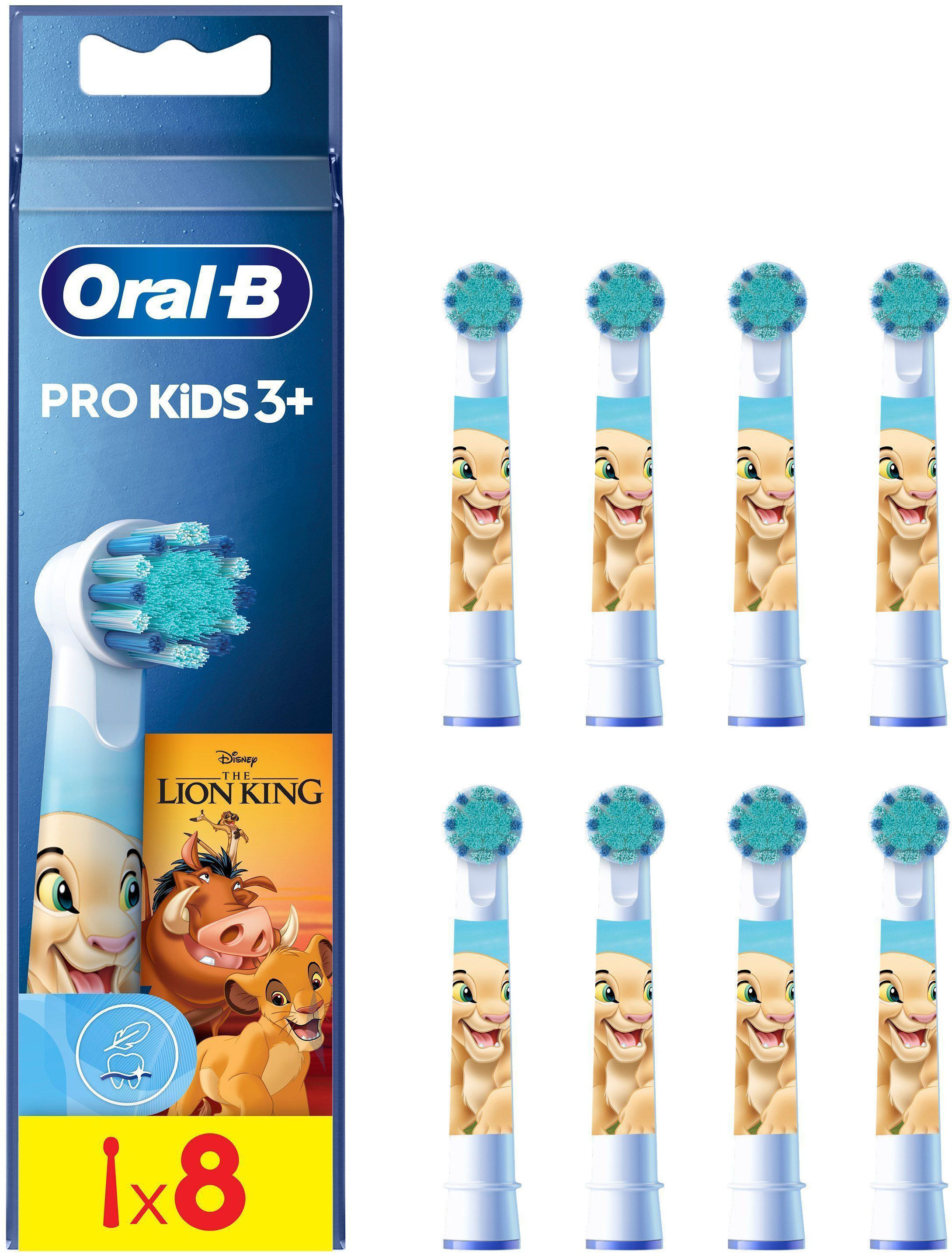 Oral-B Aufsteckbürsten "Pro Kids 3+ König der Löwen" Extra weiche Borsten, ab 3 Jahren