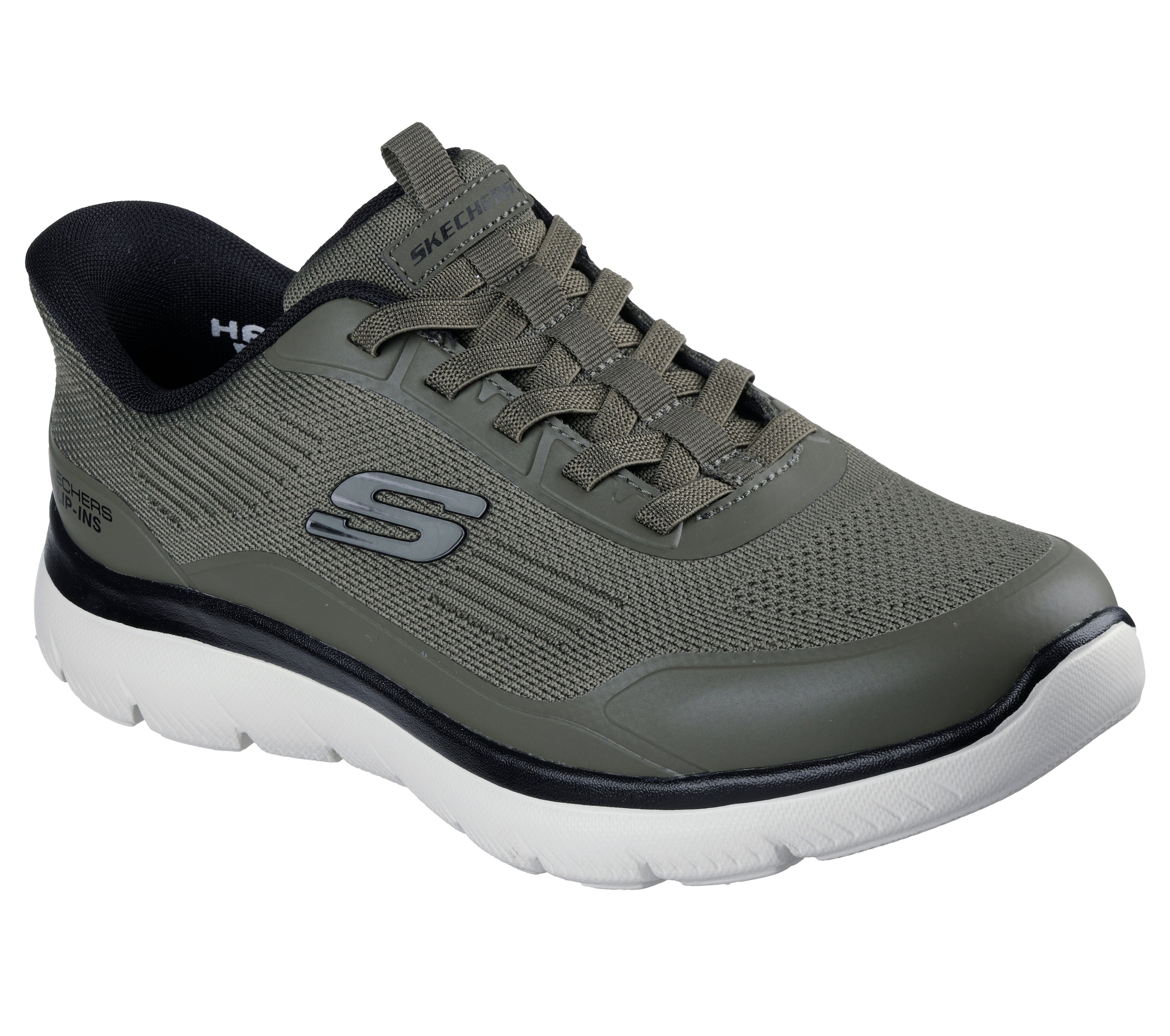 Image of Skechers Slip-On Sneaker "SUMMITS-LEYTER" Slipper, Schnürschuh mit Handsfree Slip-Ins Funktion