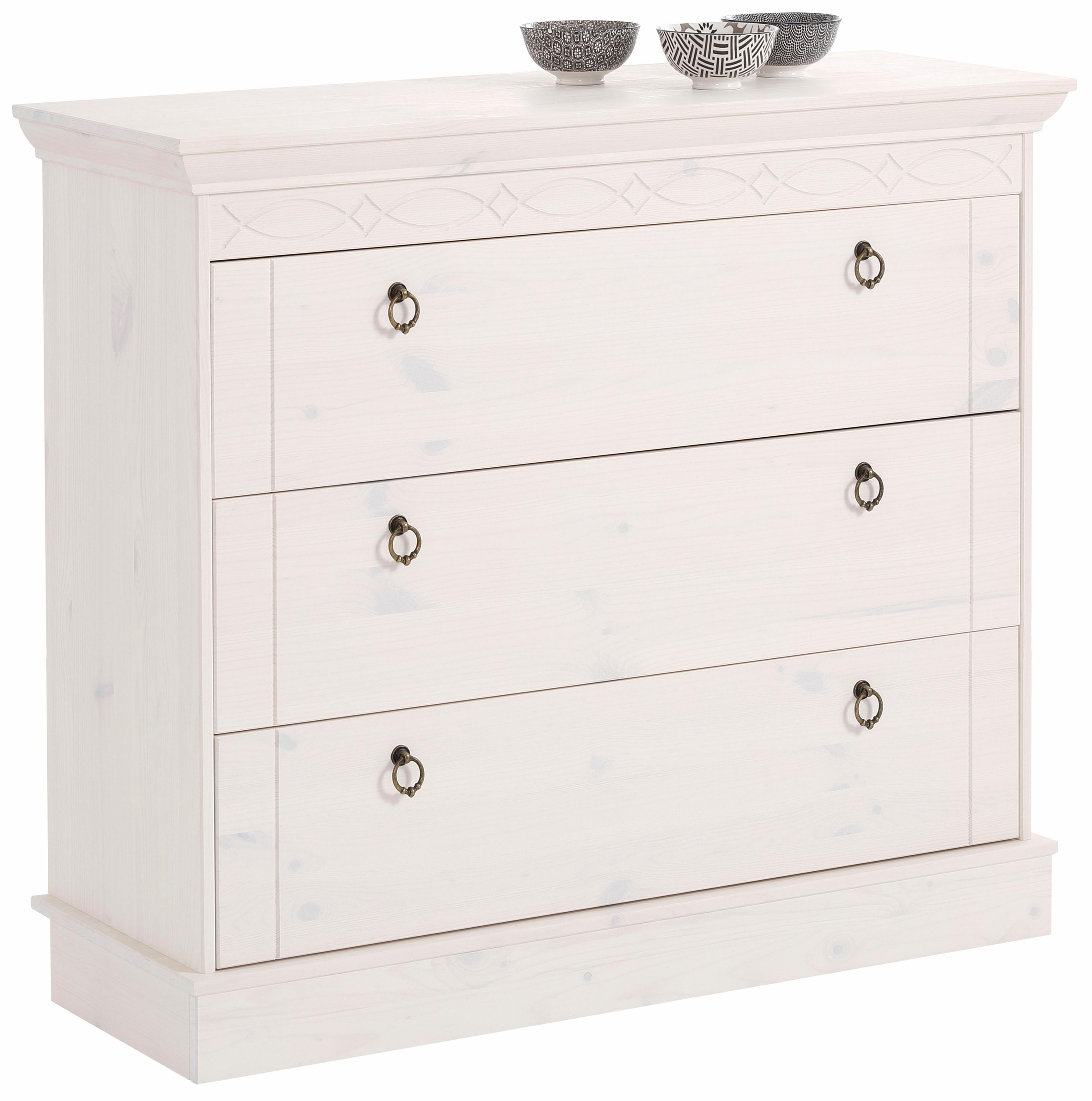 Image of Home affaire Schubkastenkommode »Indra«, mit dekorativen Fräsungen, Breite: 100 cm bei Ackermann Versand Schweiz