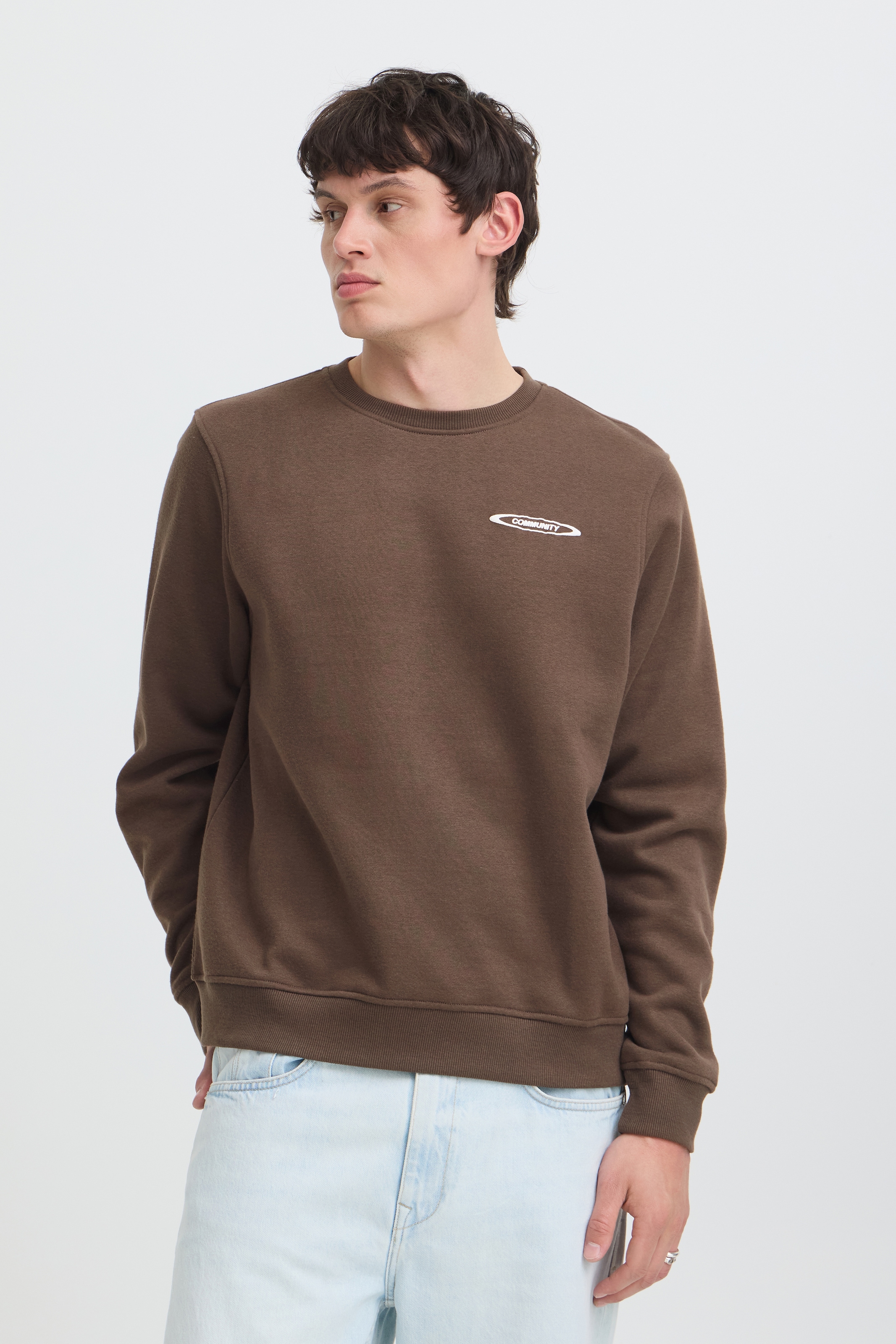 Image of Blend Sweatshirt "BHKEYAN GRAPHIC CREW SWEAT", Baumwollmischung, regular fit