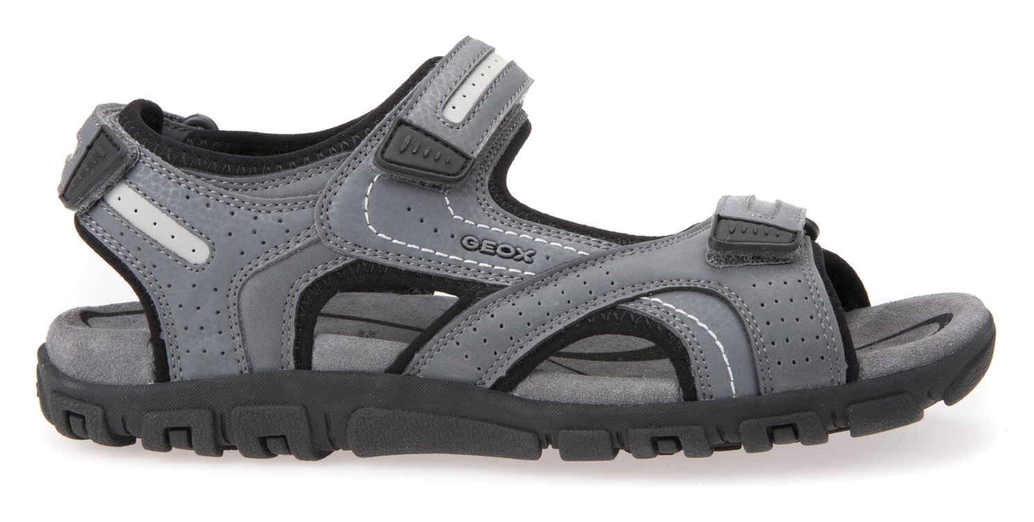 Geox Sandale »UOMO SANDAL STRADA«, Sommerschuh, Klettschuh, Outdoorsandale, im Trekking-Look