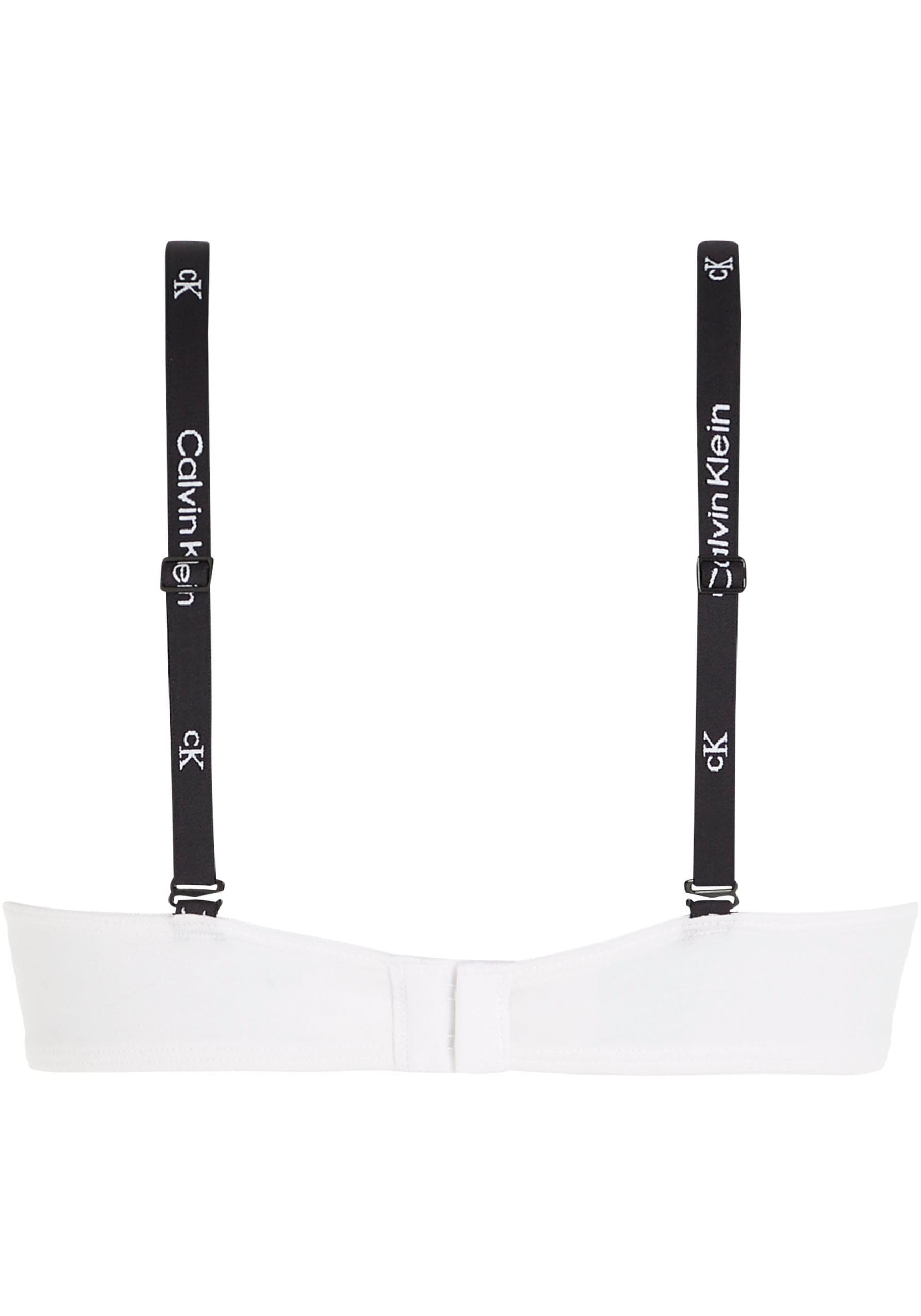 Calvin Klein Underwear Bügel-BH »LIGHTLY LINED DEMI«, mit Logoschriftzügen am Träger