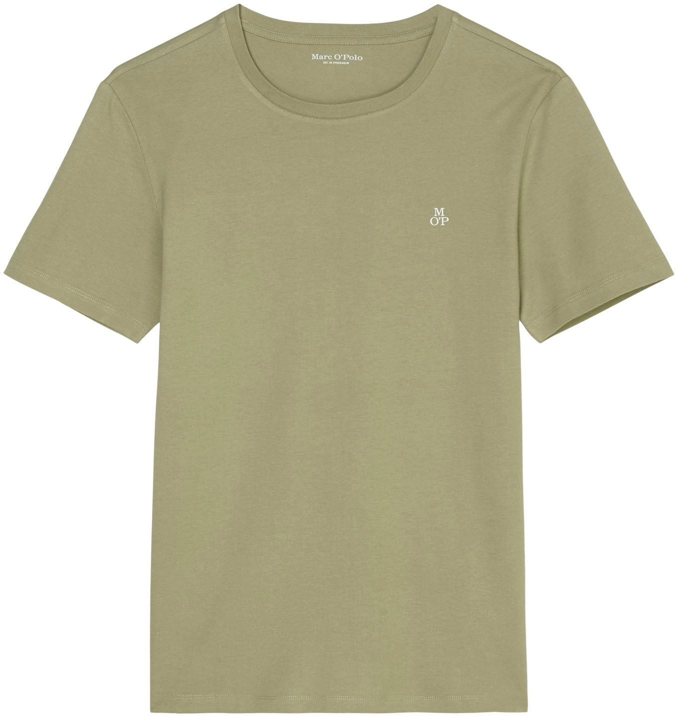 Image of Marc O'Polo T-Shirt, Logo-T-Shirt, shaped aus Bio-Baumwolle bei Ackermann Versand Schweiz
