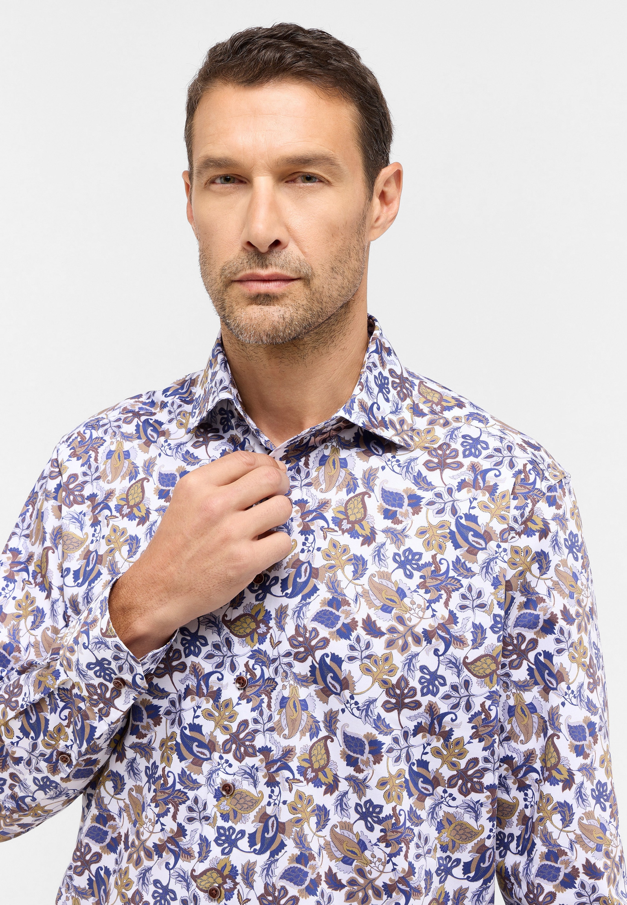 Eterna Langarmhemd »COMFORT FIT« NON IRON (bügelfrei)